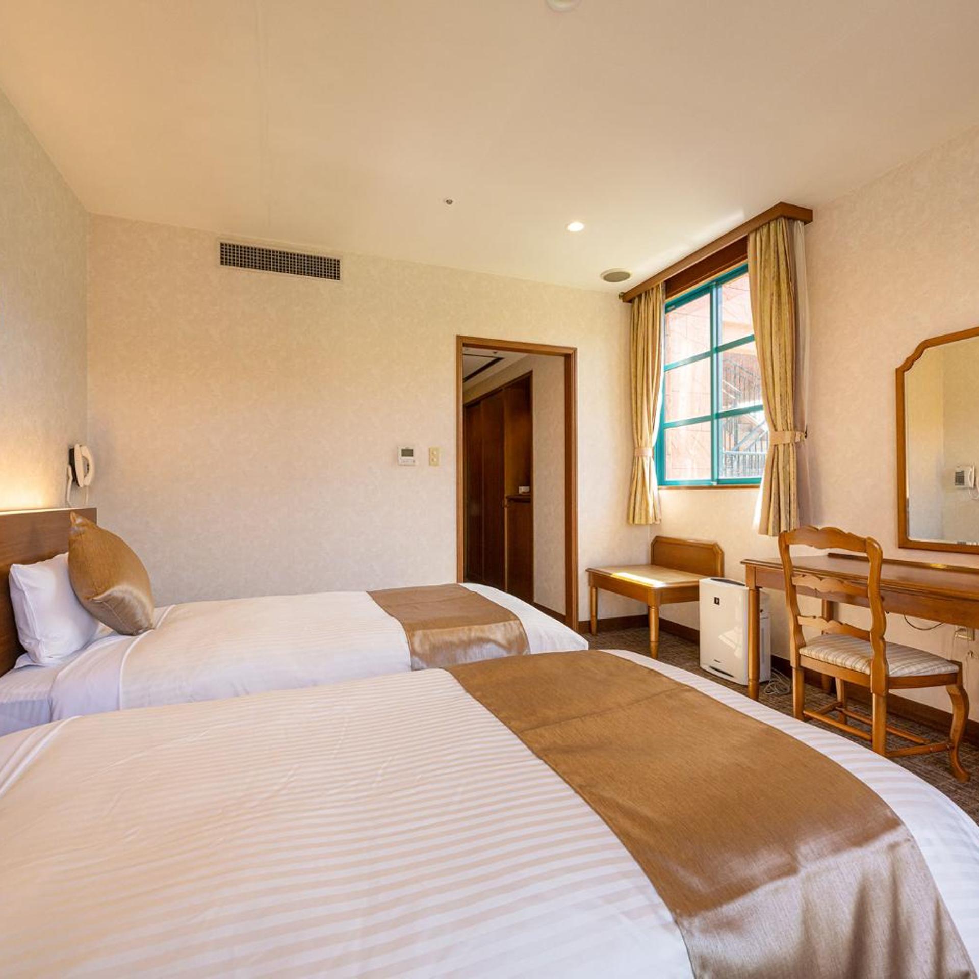 Compact, Twin Beds