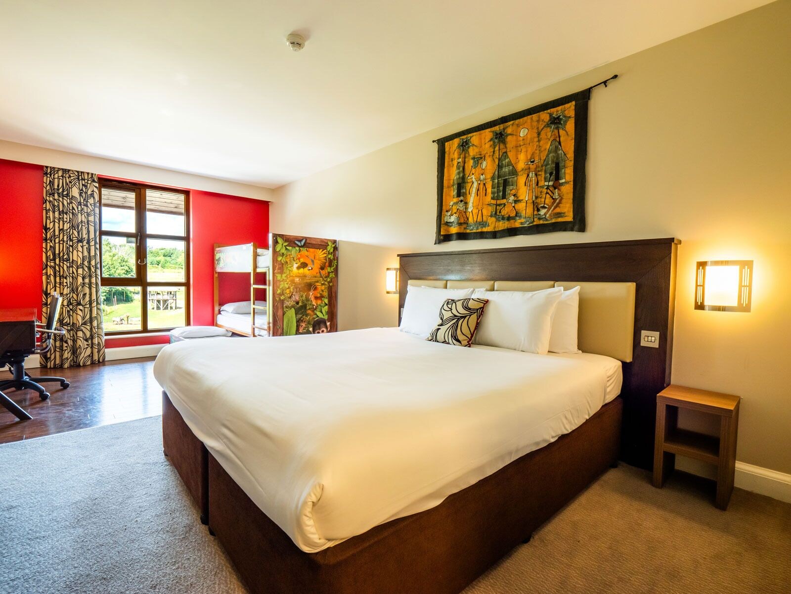Safari, Family, King Bed, Bunk Beds, Wana View