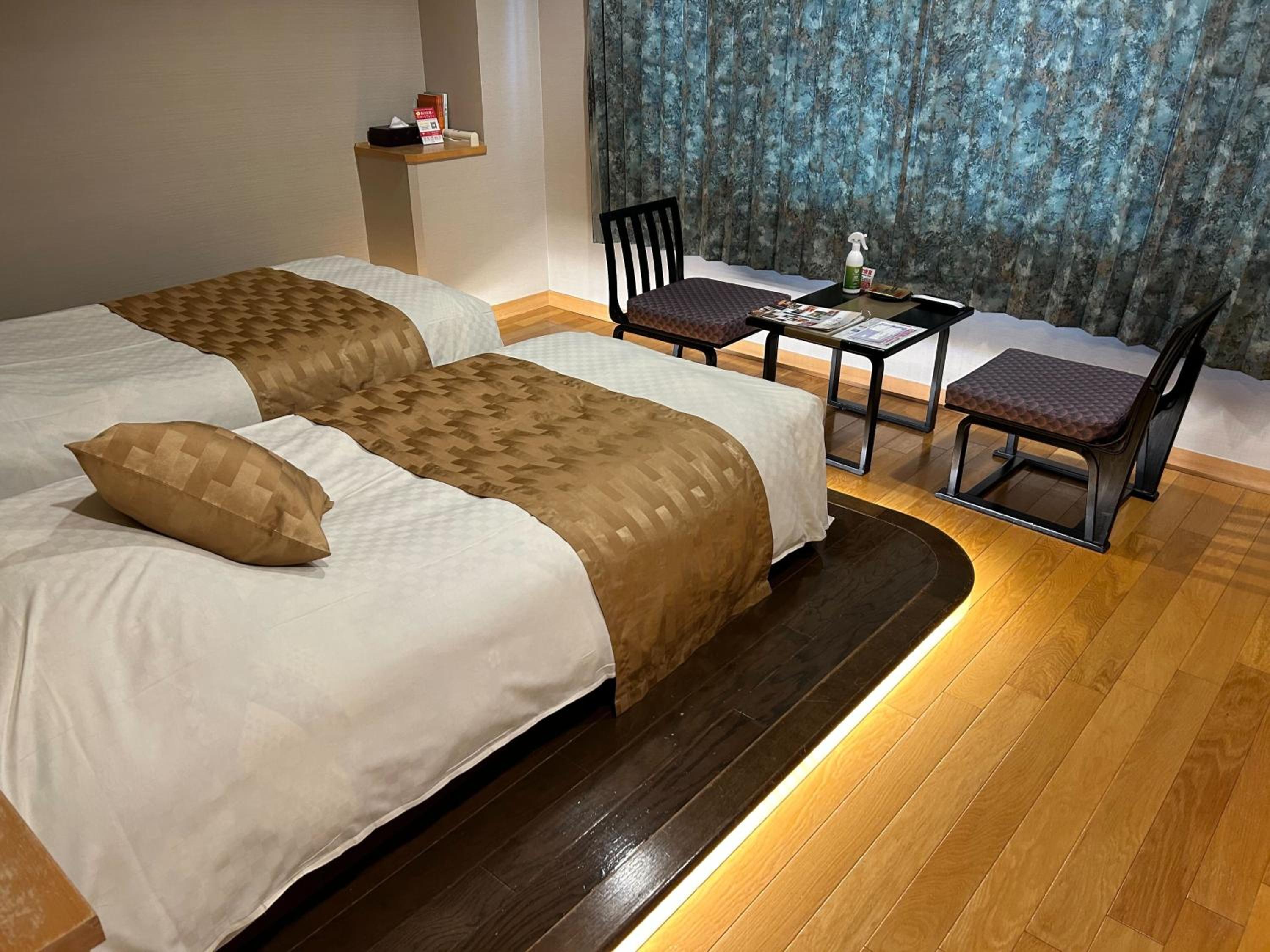 غرفة اقتصادية بسريرين منفصلين بدون إطلالة