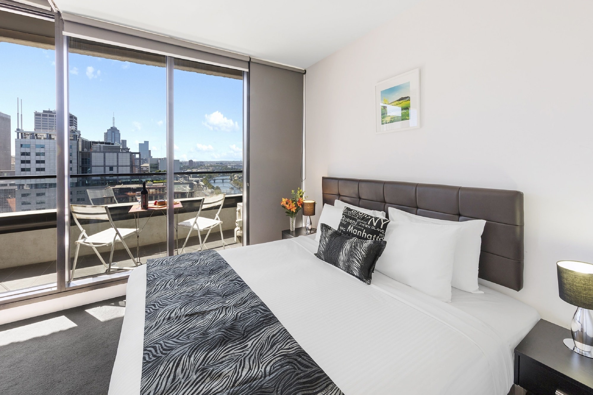 شقة بشرفة بغرفتي نوم، Aura On Flinders Serviced Apartment 2/9