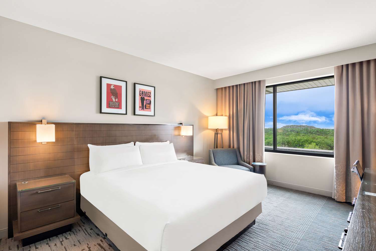 Deluxe, King Bed, Hill Country View