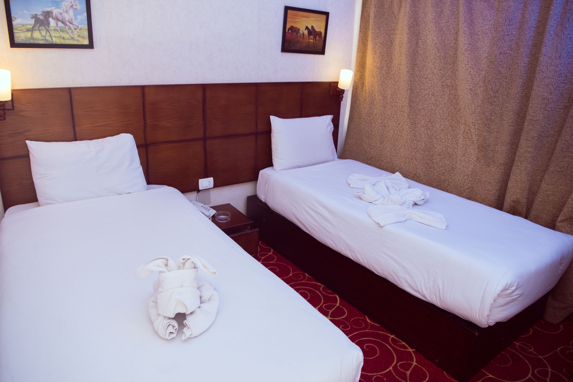Standard, Twin Beds, City View