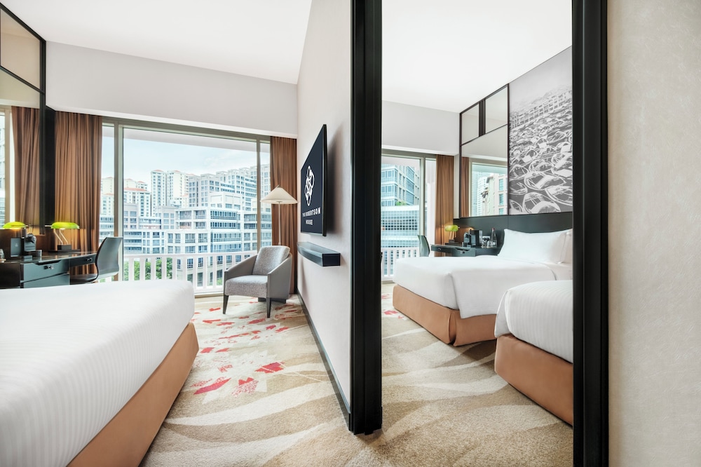 غرفة ديلوكس بسرير كوين، Novotel Singapore Robertson Quay 2/4