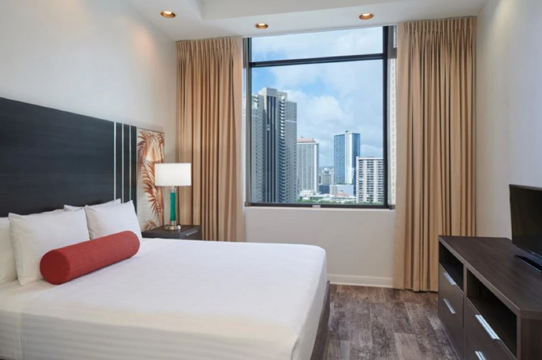 Room, Double Bed, City View