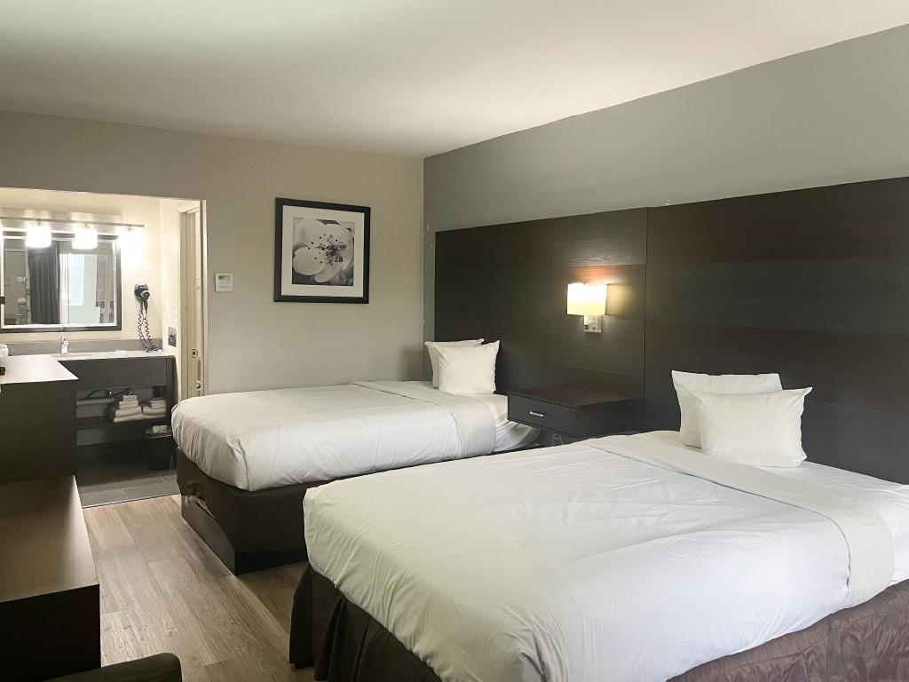 2 Full Beds - Non-Smoking, Kitchen