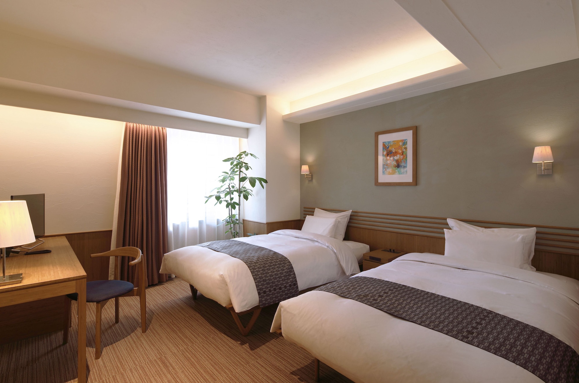 DELUXE, TWIN BEDS