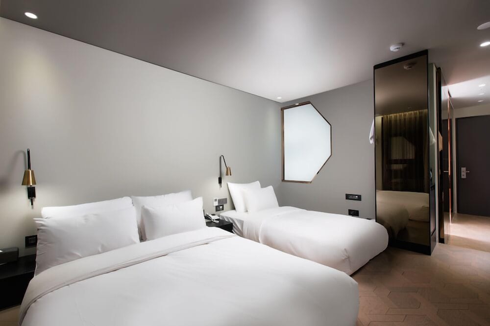 Korean, Family, Twin Beds, 1 Double and 1 Single Bed