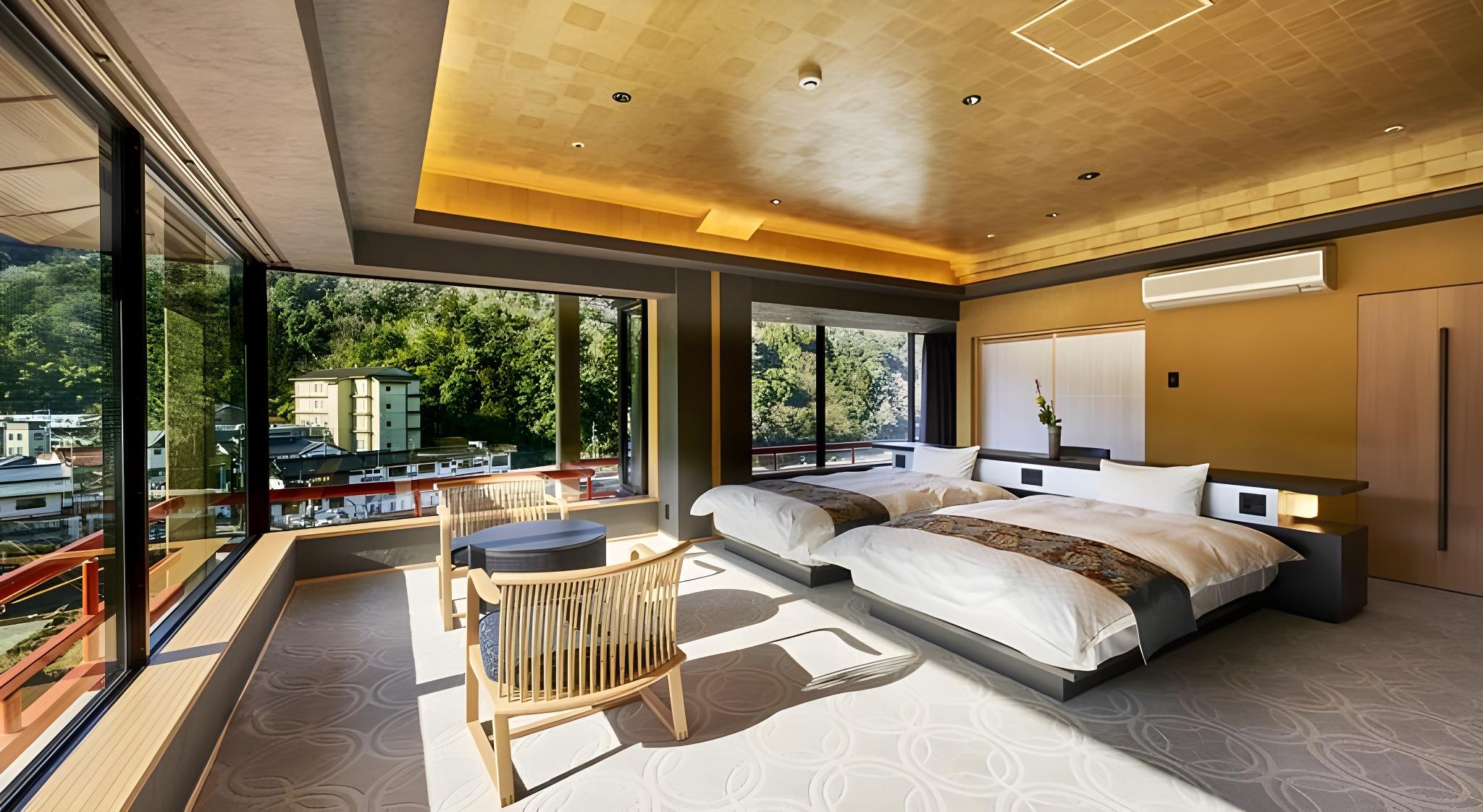 Luxury, Suite, Outdoor Spring Bath