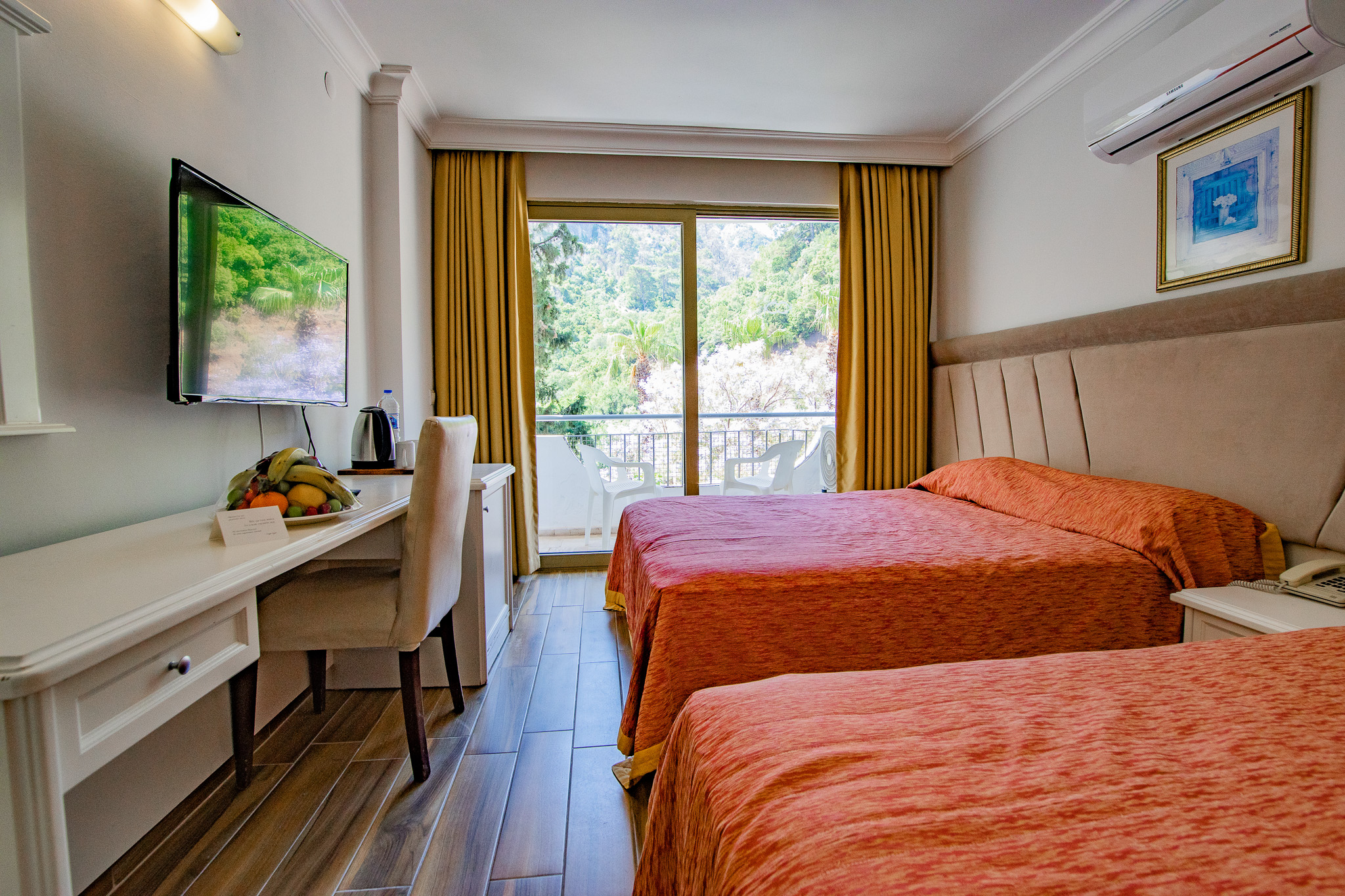 Room, Double Bed, Land View