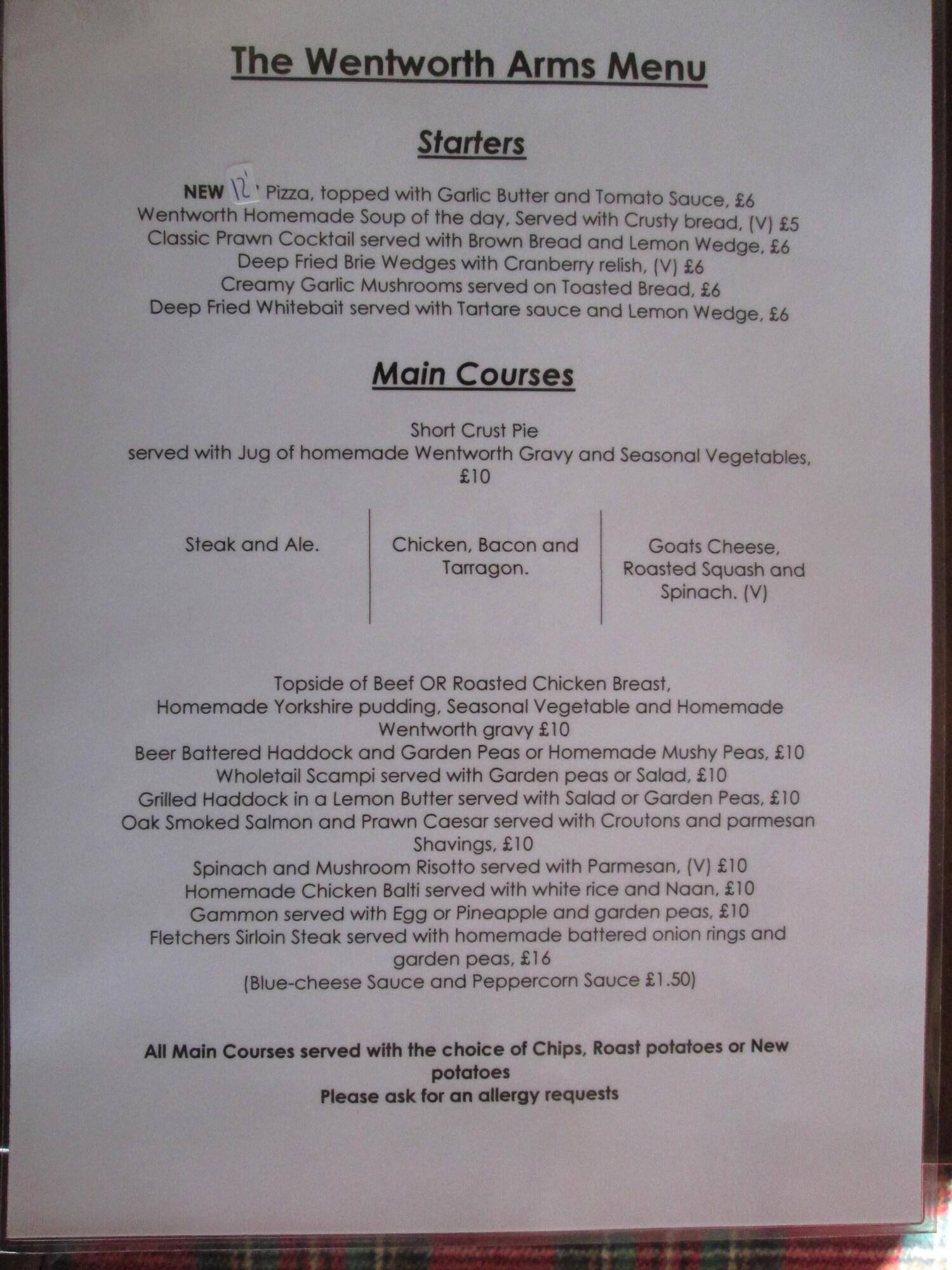 The Wentworth Arms - Inn 33/45