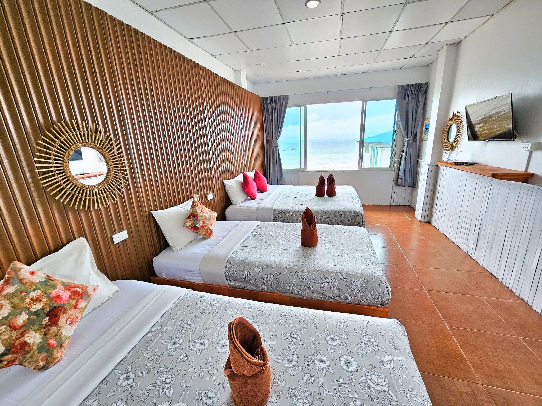 Family, Double and Twin Beds, Sea View