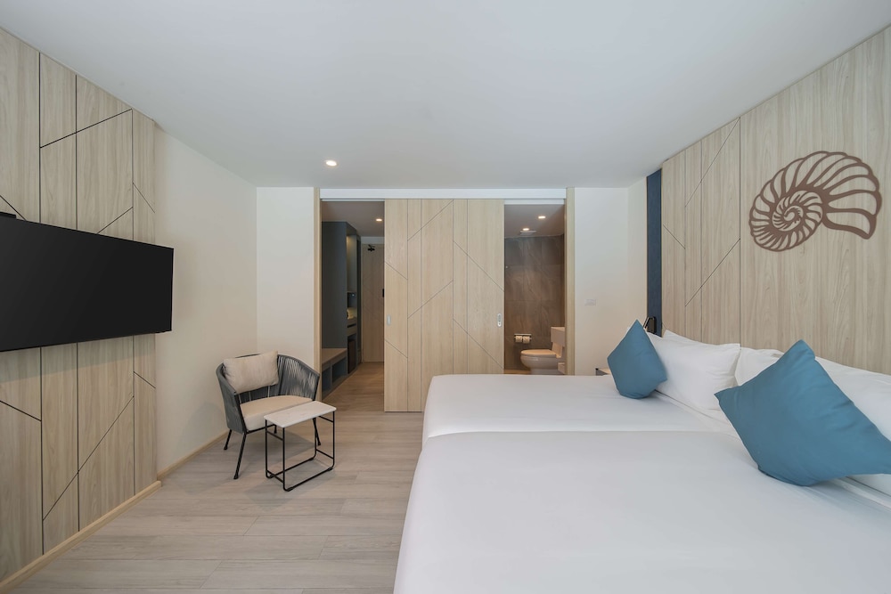 غرفة ديلوكس بسريرين منفصلين بإطلالة على المسبح، Best Western Plus Carapace Hotel Hua Hin 2/5