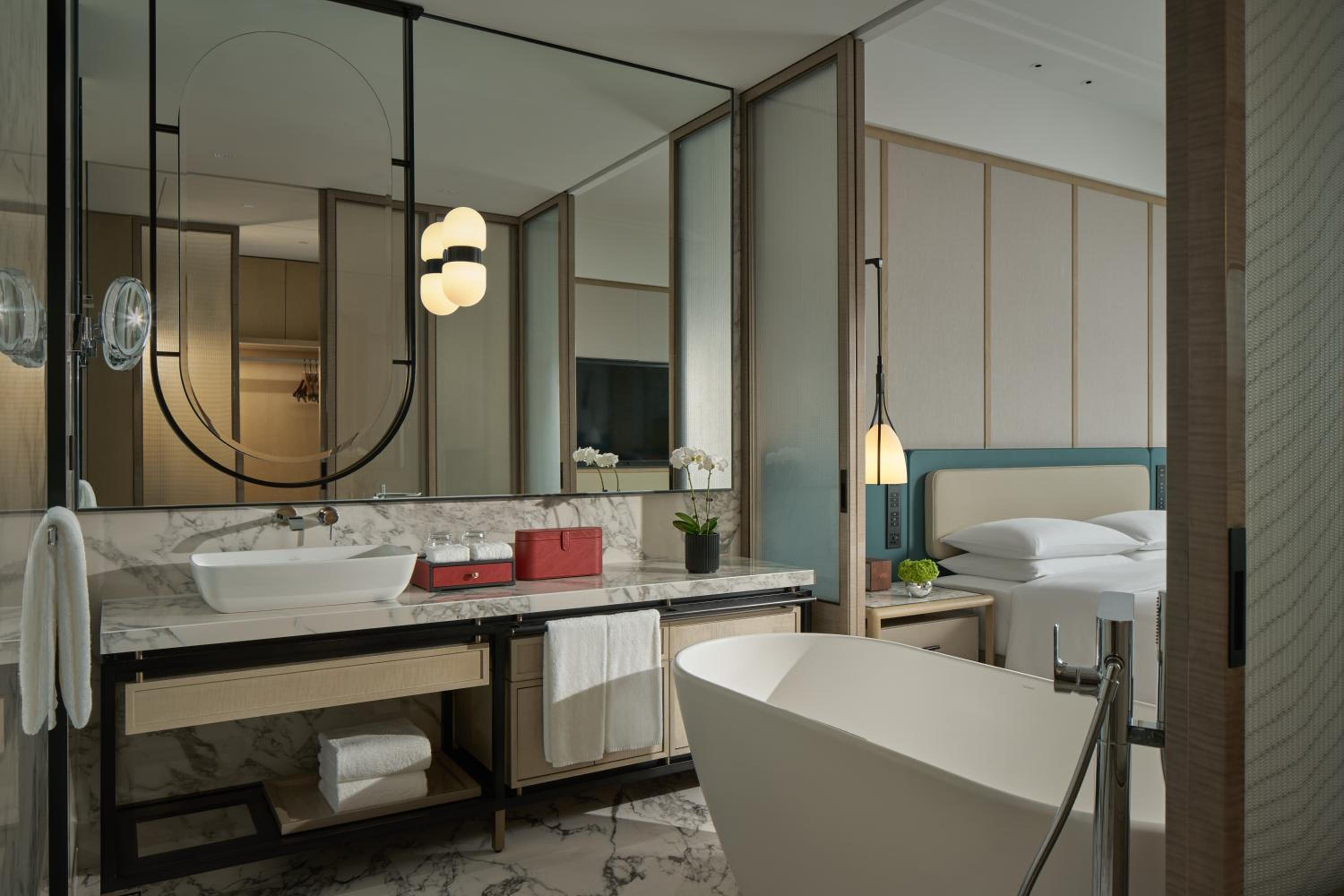 Room, Twin Beds, Macau View، Hyatt Regency Zhuhai Gongbei 3/4