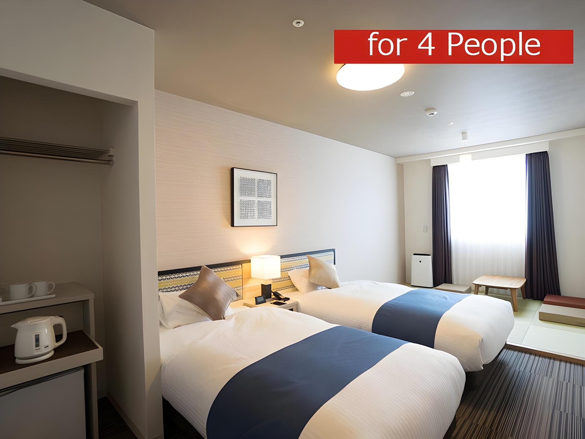 Japanese Western, Twin Beds, 2 Futon Beds