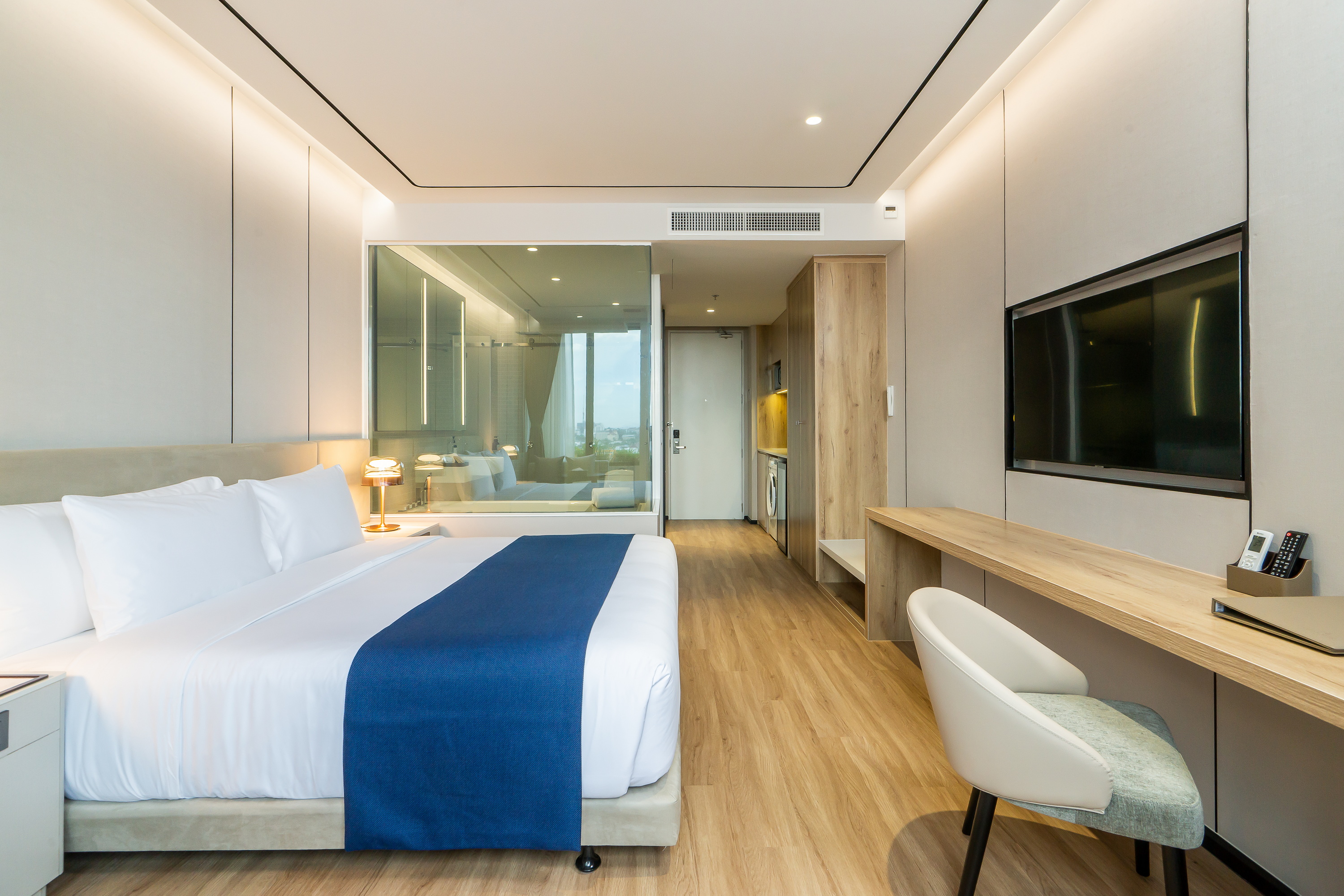 غرفة ديلوكس بإطلالة على المدينة، Arbour Hotel and Residence Pattaya (SHA Plus+) 2/7
