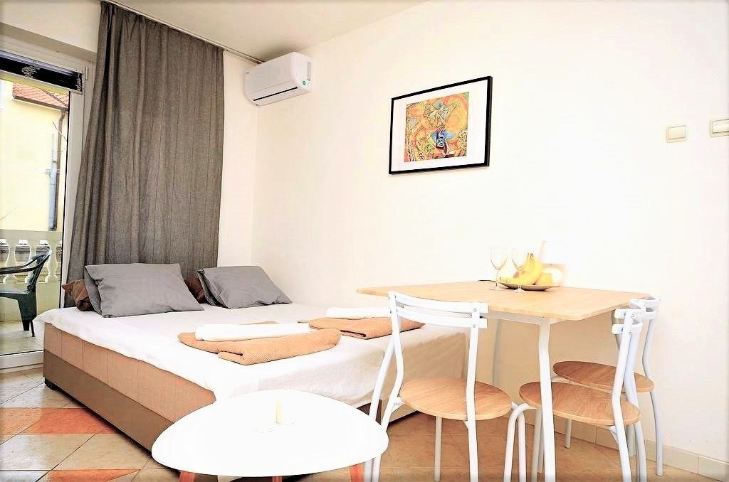 Tower, Studio, Double Bed, Beach View