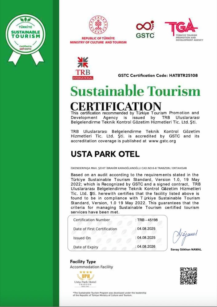 USTA PARK HOTEL 45/50
