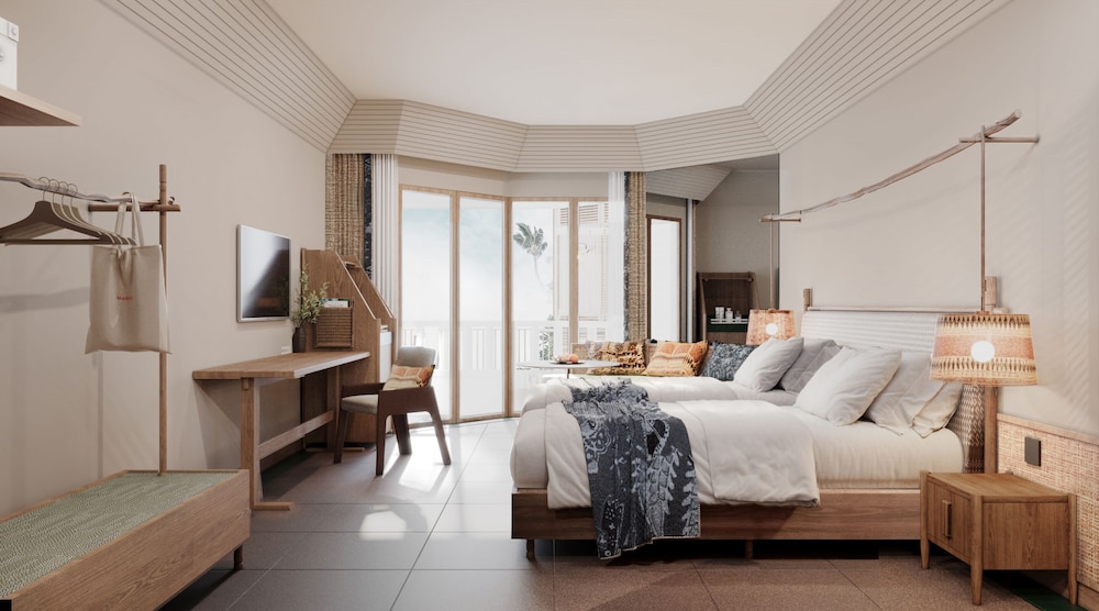 غرفة بريميير بسريرين منفصلين بإطلالة على البحر، Aonang Villa Resort 7/10