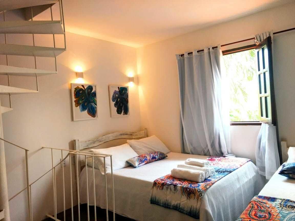Duplex, Comfort, 1 Single and 2 Double Beds، Pousada Lua Cheia 3/5