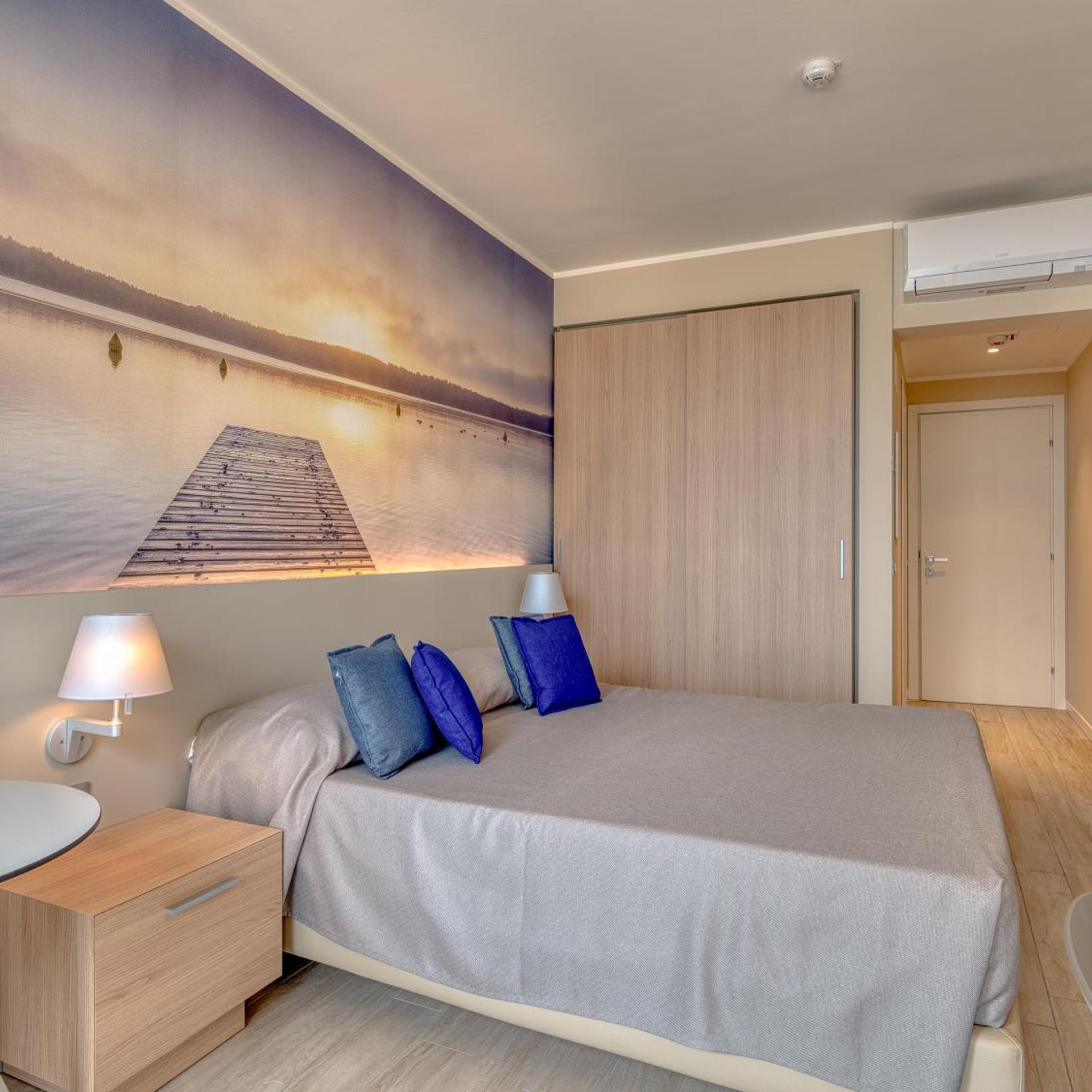 غرفة بانورامية بسرير مزدوج أو سريرين منفصلين، Hotel Cristina 2/10