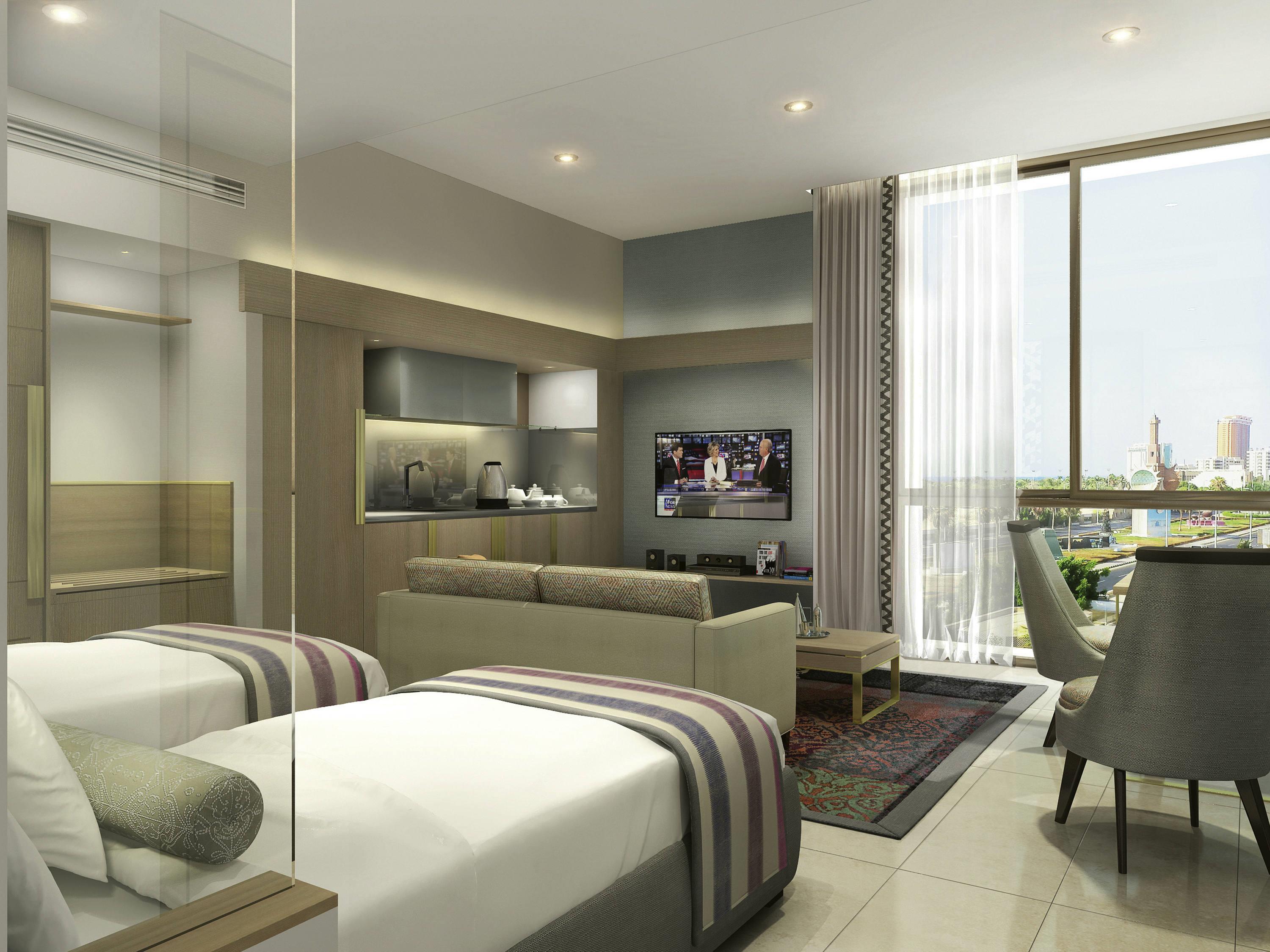 RESIDENCE, STUDIO, DOUBLE OR TWIN BED, POOL VIEW