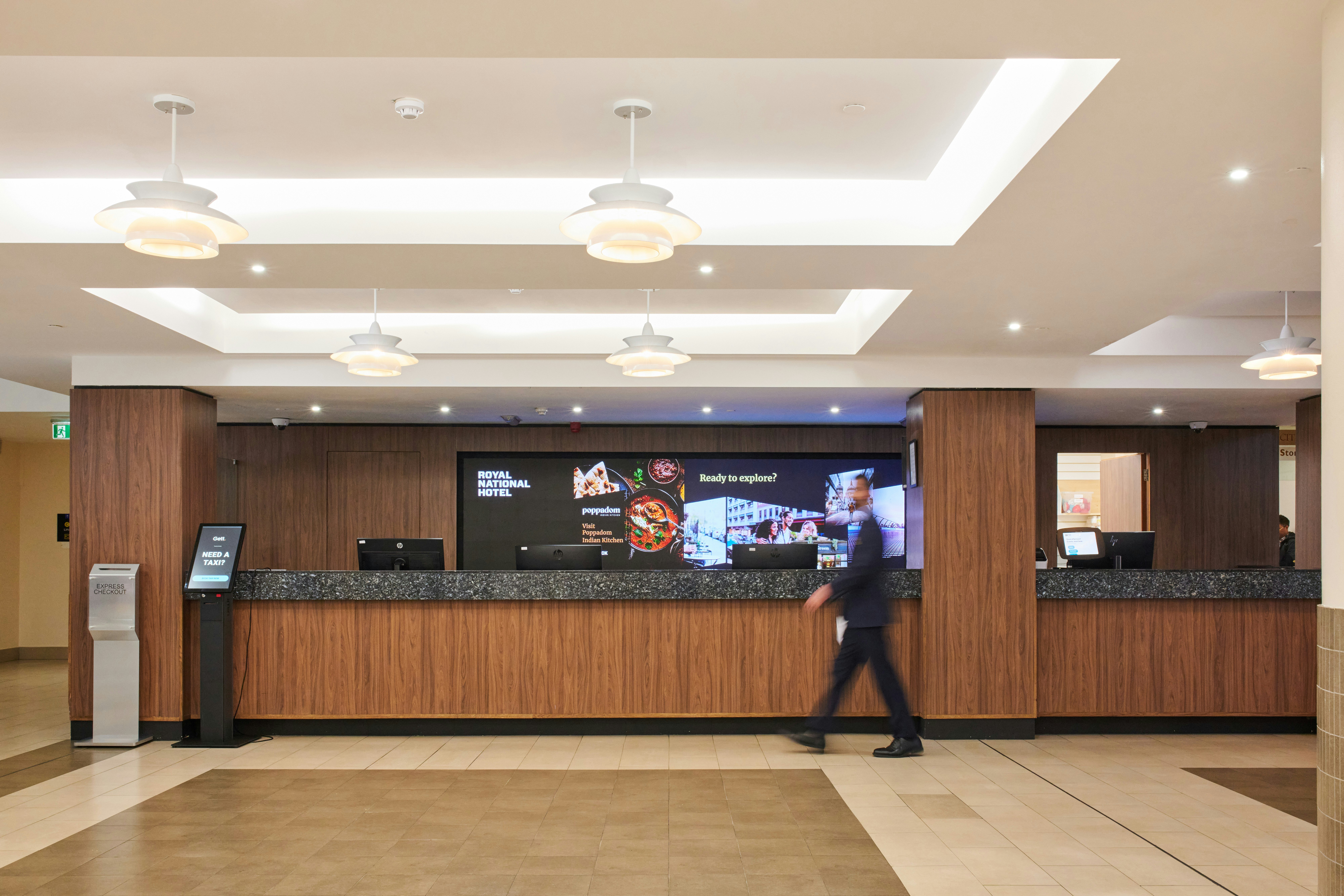 Lobby at Royal National Hotel, LONDON