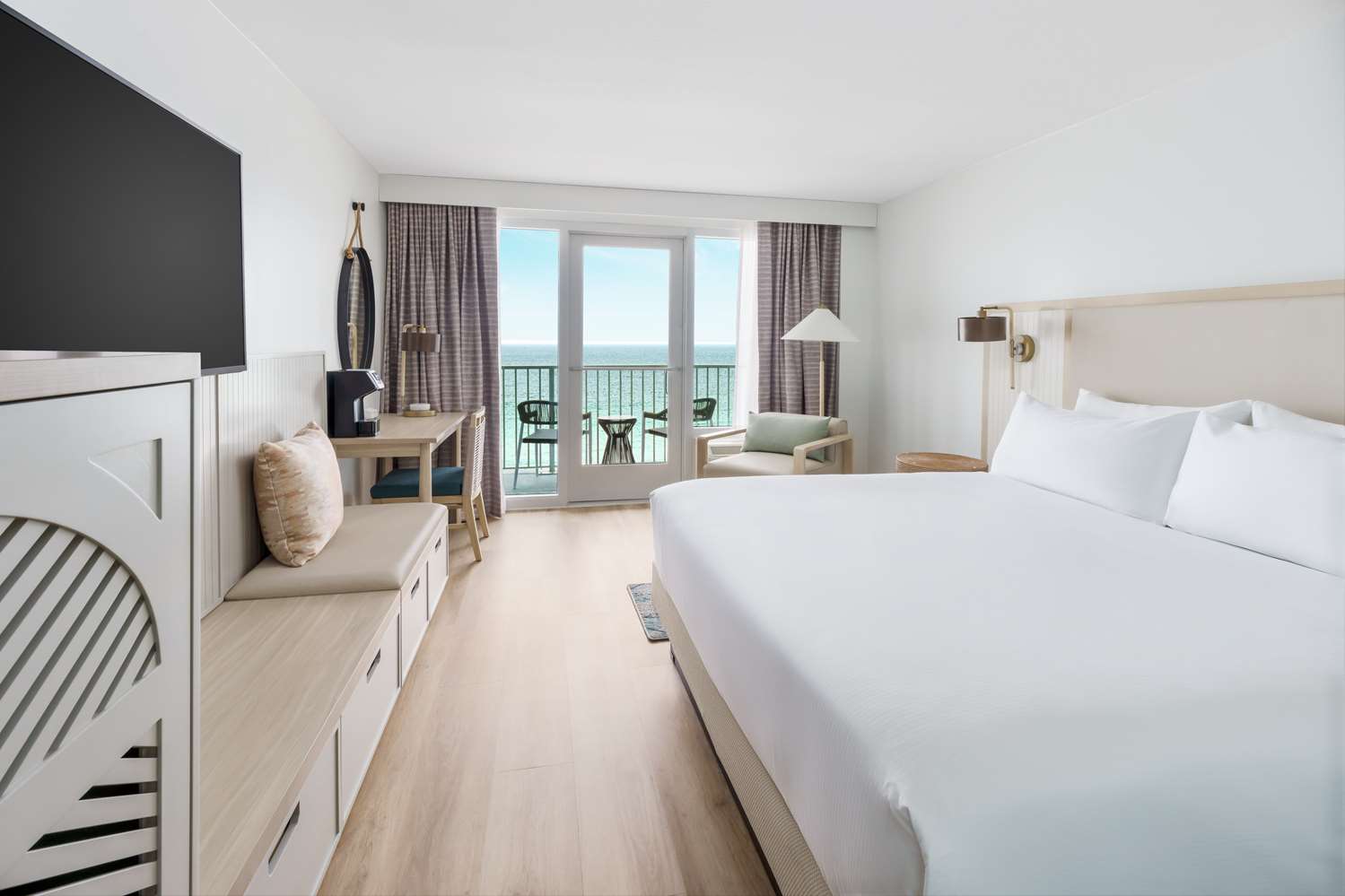 Room, King Bed, Gulf Front, Balcony