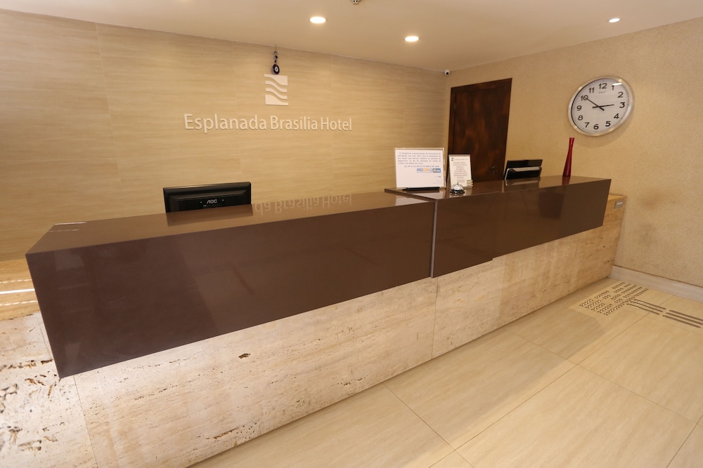 Lobby at Esplanada Brasilia Hotel, BRASILIA