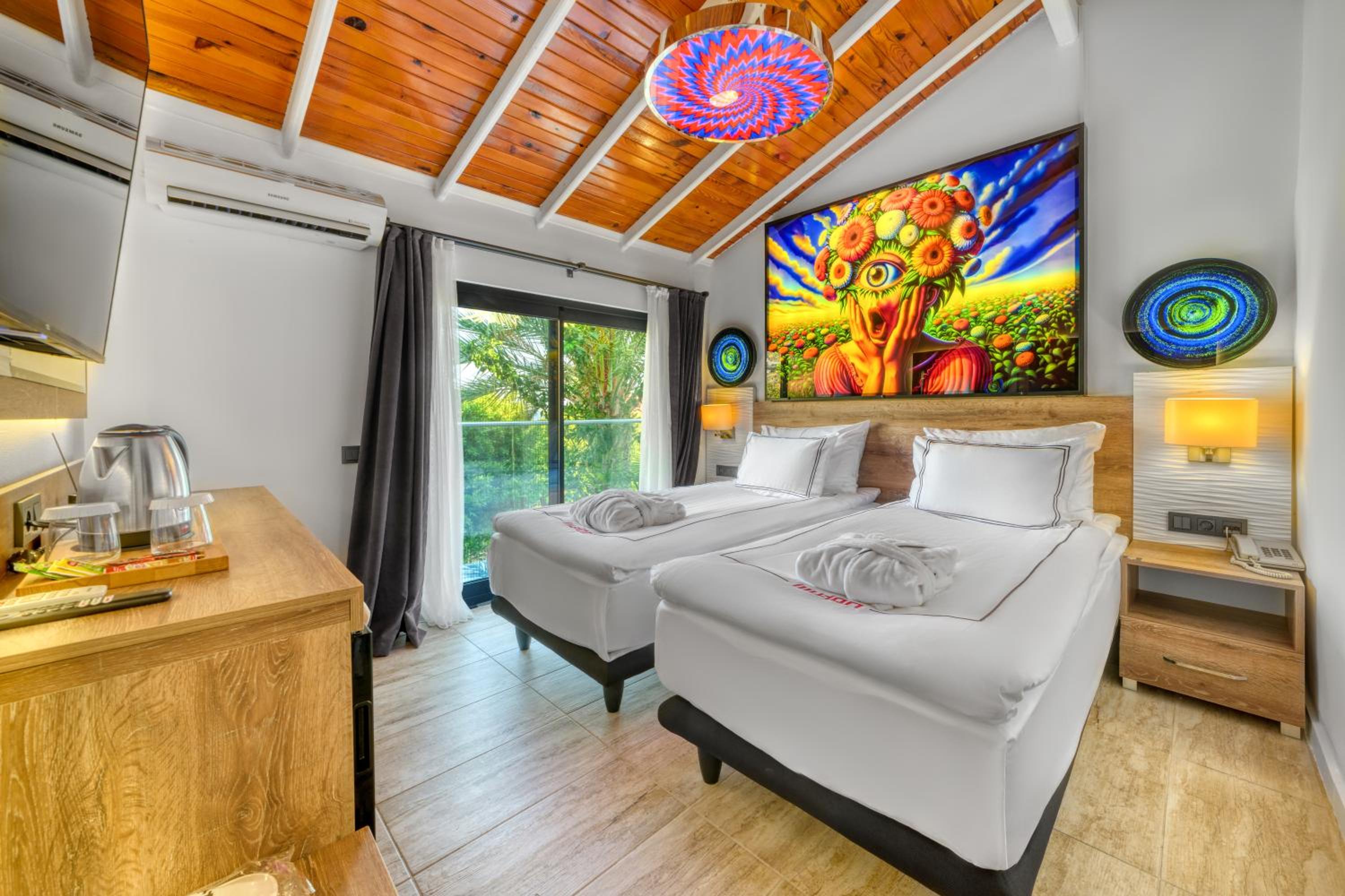 غرفة قياسية بسرير مزدوج أو سريرين منفصلين بإطلالة على الحديقة، La Finca Hotel 3/8