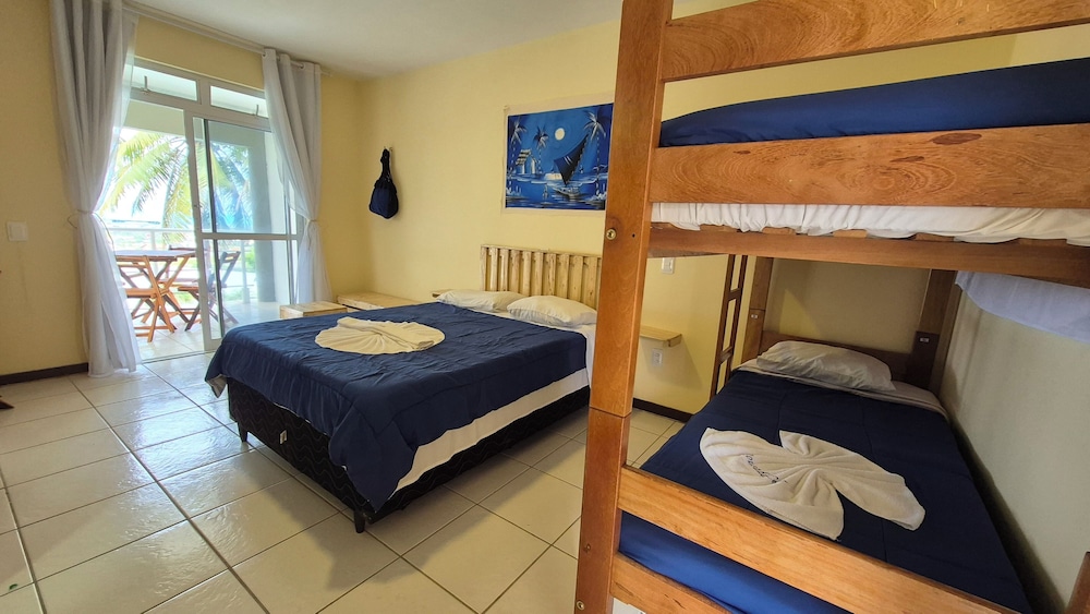 Garden, Suite, Double and Bunk Bed, Pool and Sea View