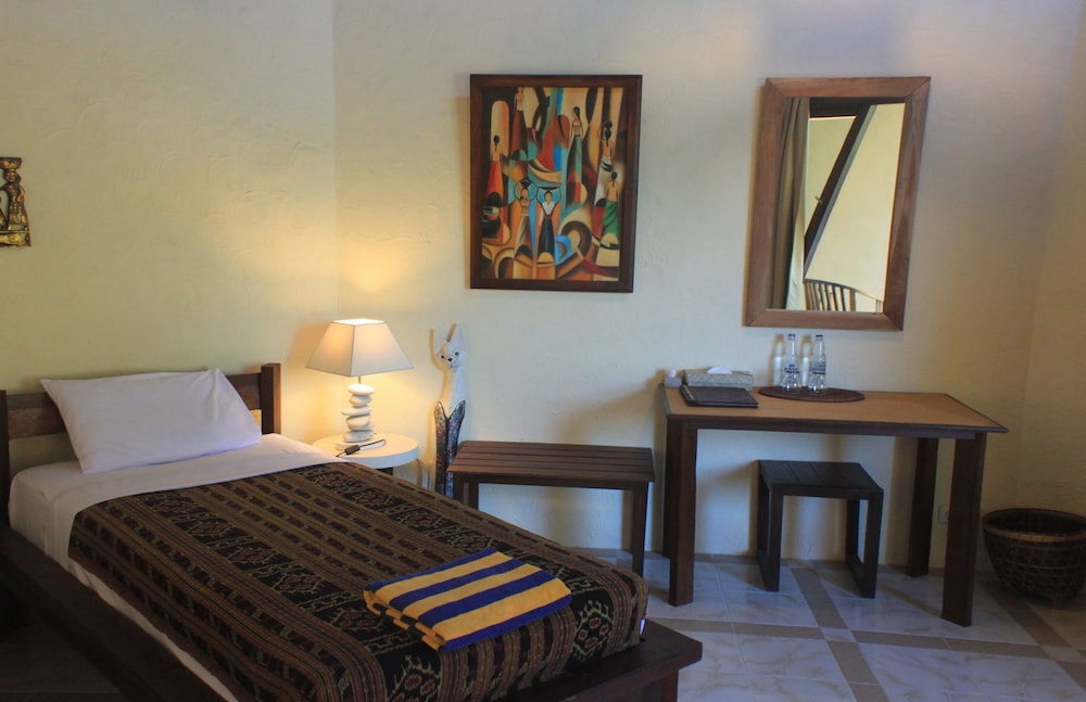 غرفة قياسية بسريرين منفصلين بإطلالة على المسبح بغرفتي نوم، Hotel Uyah Amed Spa Resort 2/5