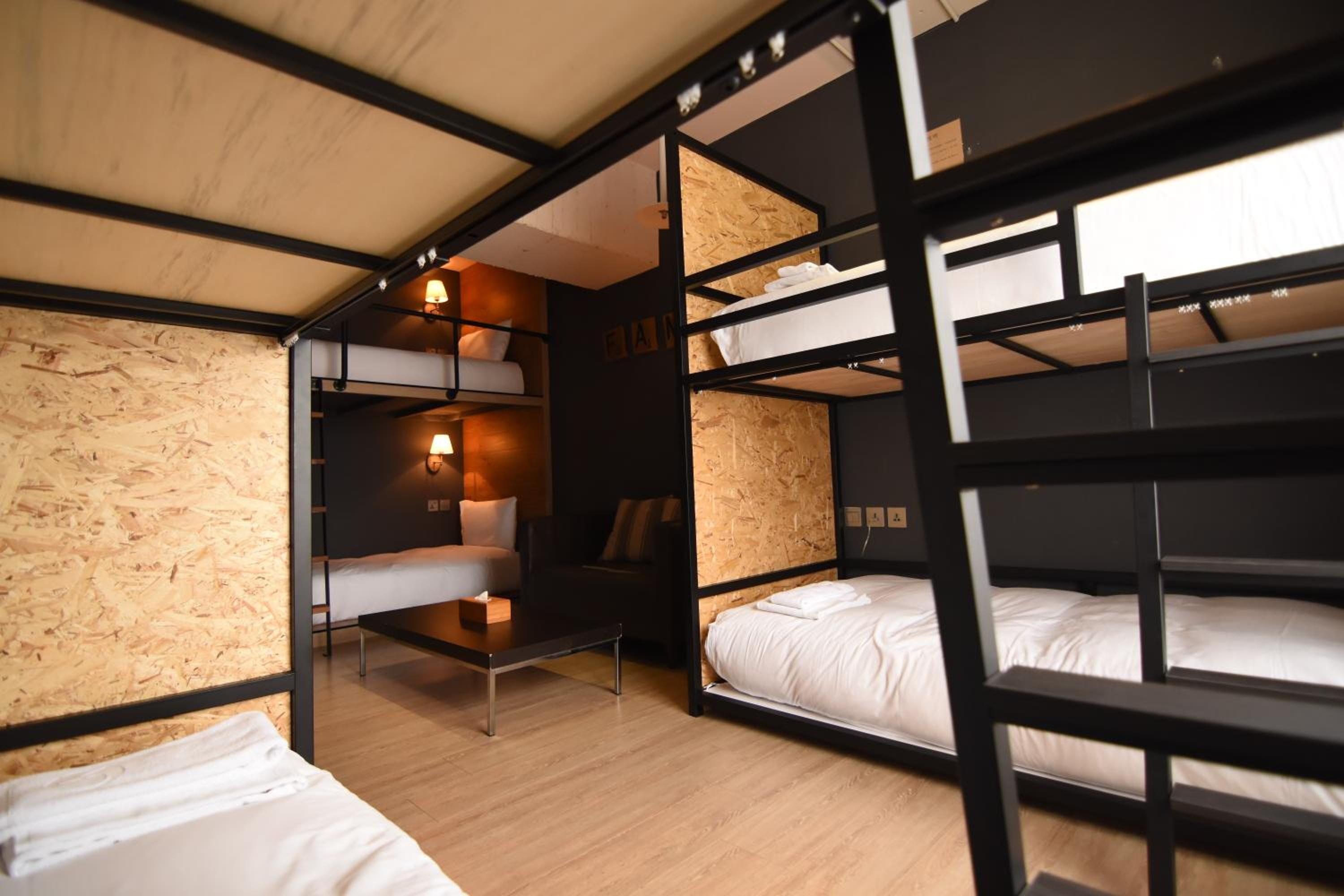 Room, 6 Bunk Beds, Shared Bathroom