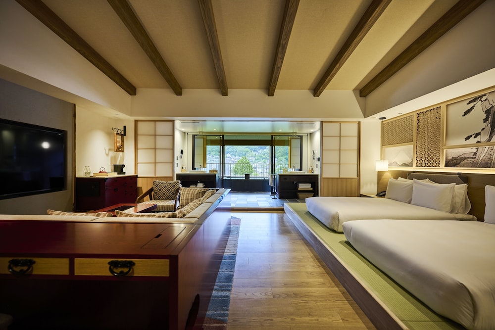 Suite, Twin Beds, River View, Private Hot Spring Bath