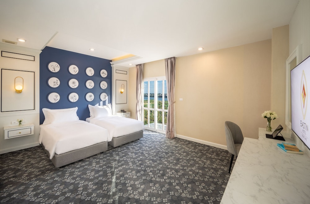 غرفة ديلوكس بسريرين منفصلين بشرفة، Eastin Hotel Vientiane 5/10