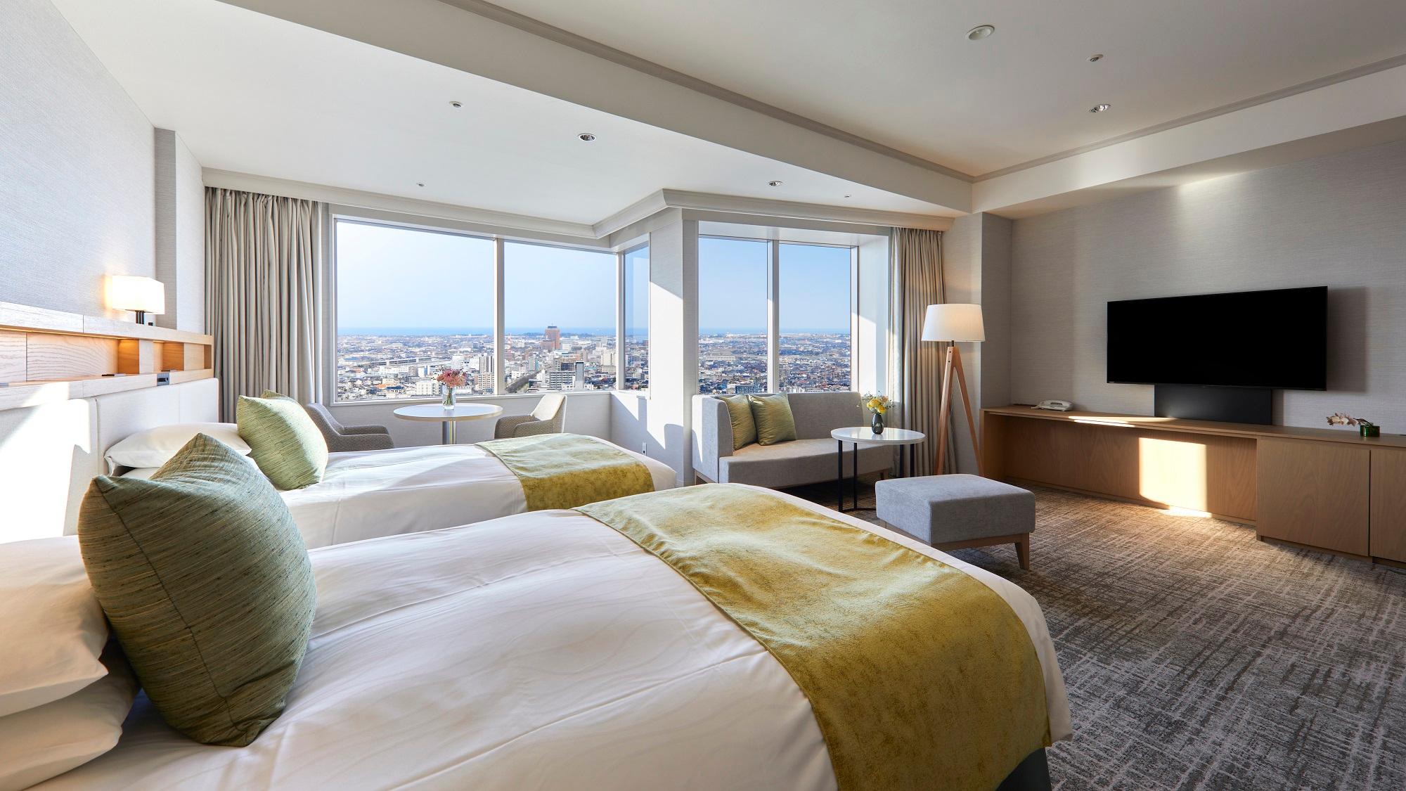 Comfort, Deluxe, Twin Beds, Night View