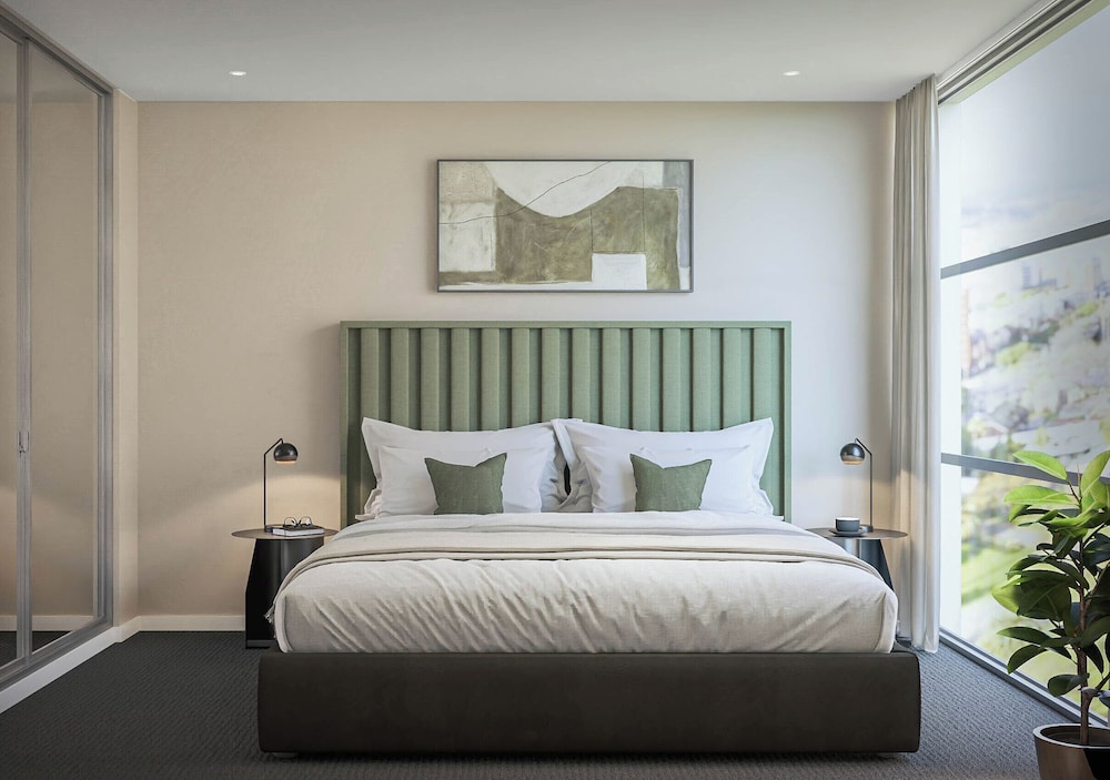 شقة بسرير كينج بغرفة نوم واحدة، Oaks Melbourne on Lonsdale Suites 4/10