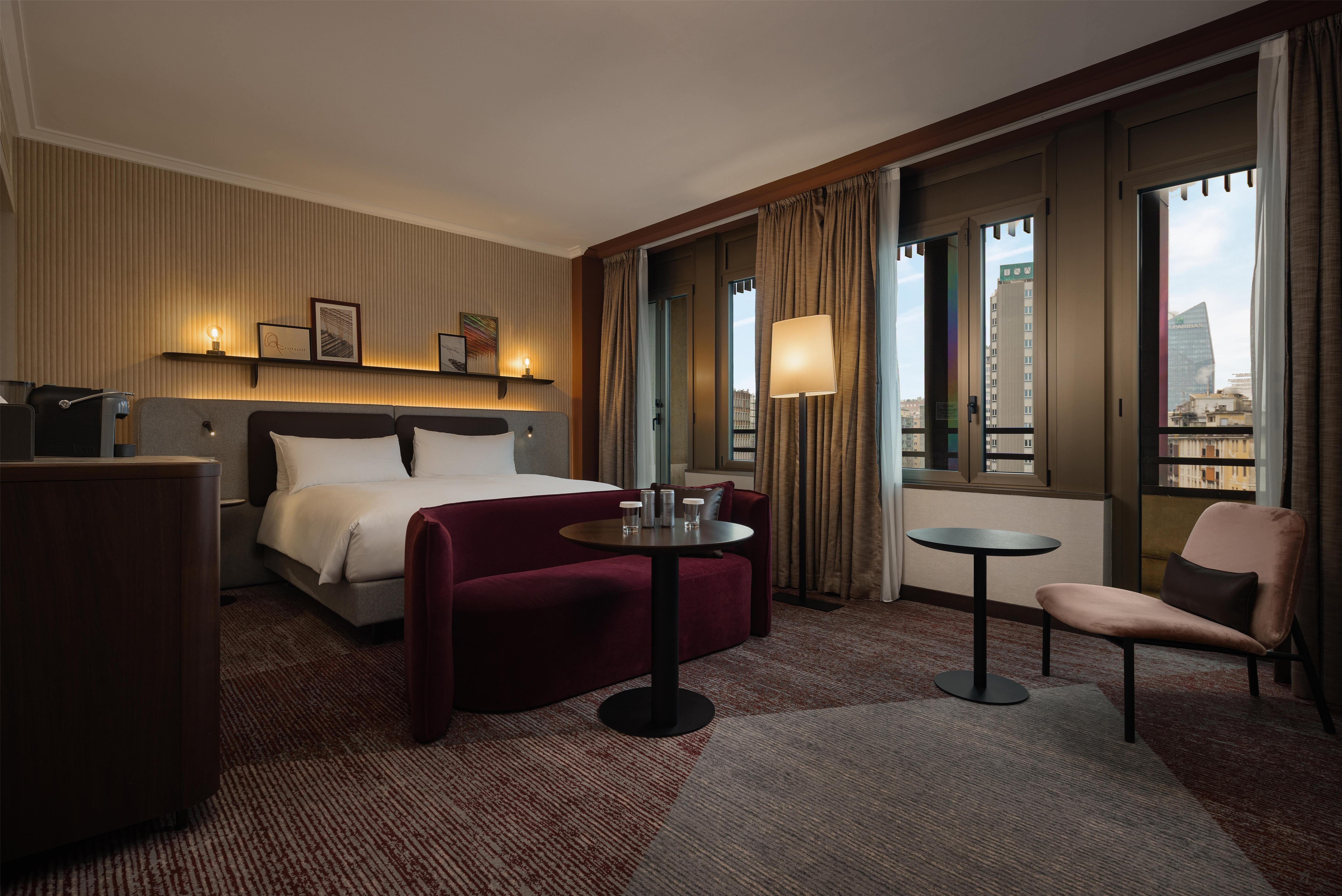 غرفة تنفيذية مفردة بسرير كوين، Hilton Milan Hotel 2/10