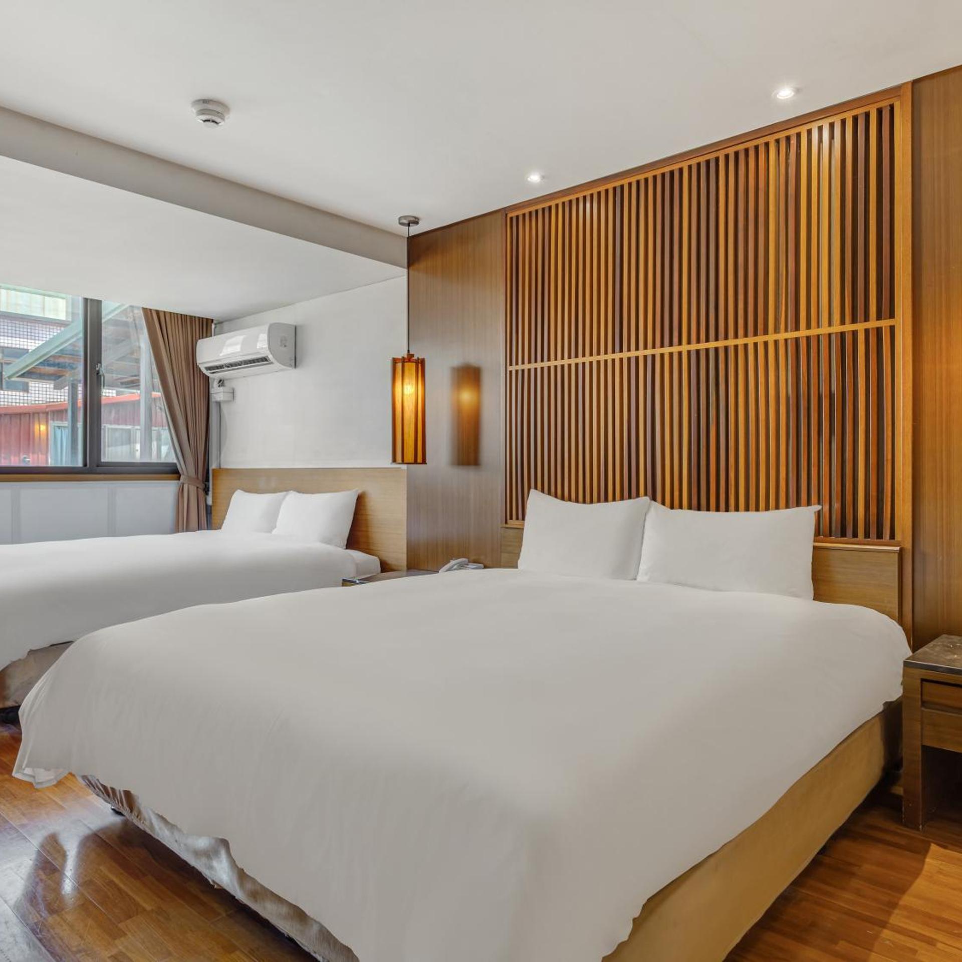 غرفة ديلوكس رباعية، Guide Hotel Taipei Bade 3/10