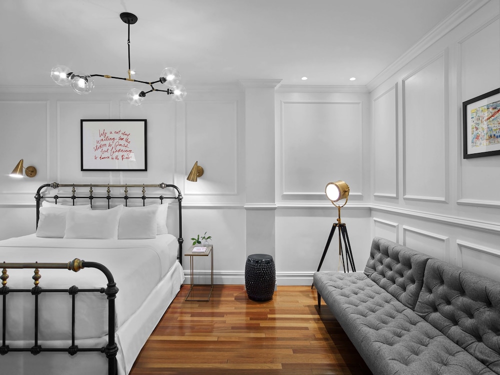 استوديو بفراش فوتون وسرير كينج وسرير فردي، Life Hotel New York 4/7