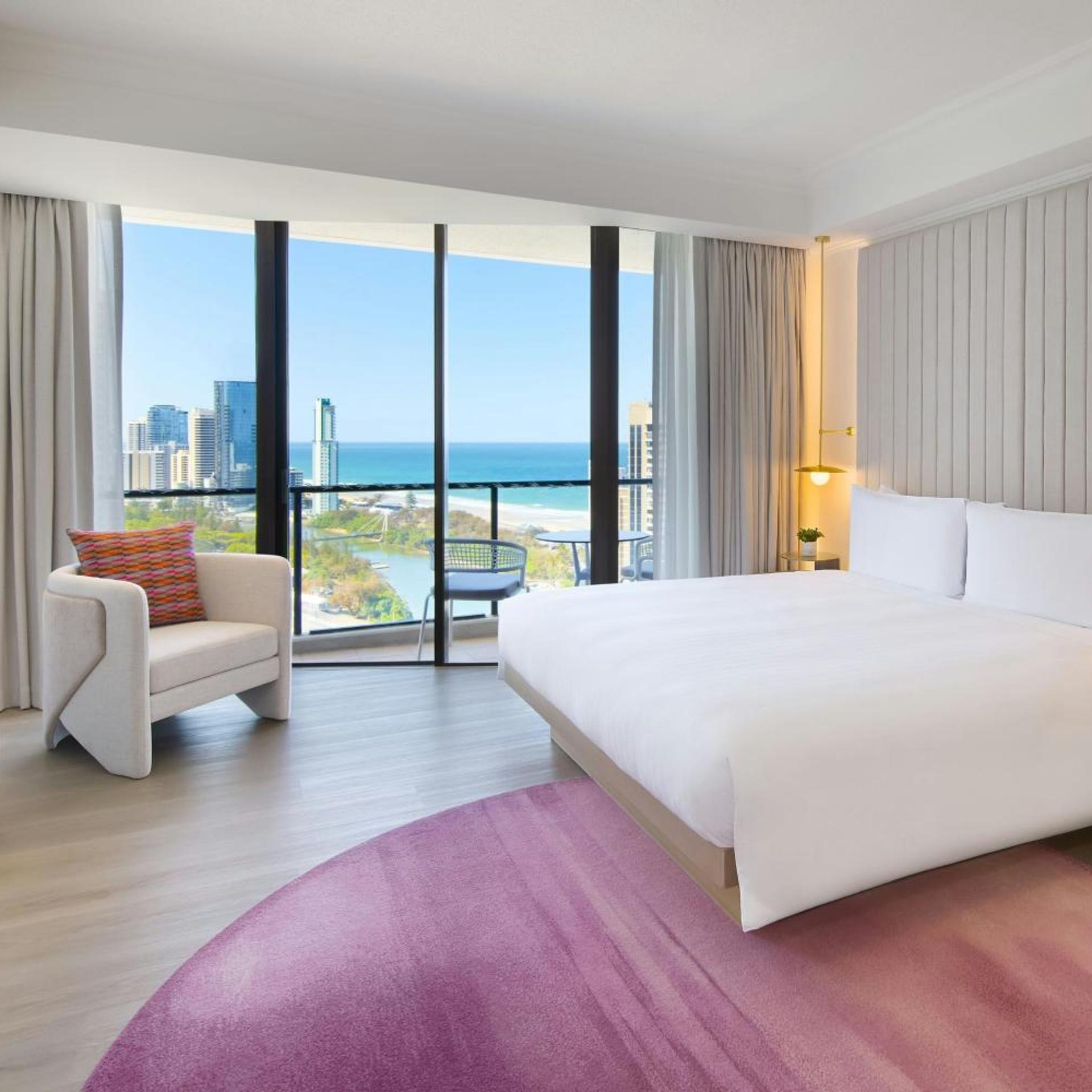 1 Bedroom, Deluxe, Suite, King Bed, Lagoon View, Sofa, Balcony