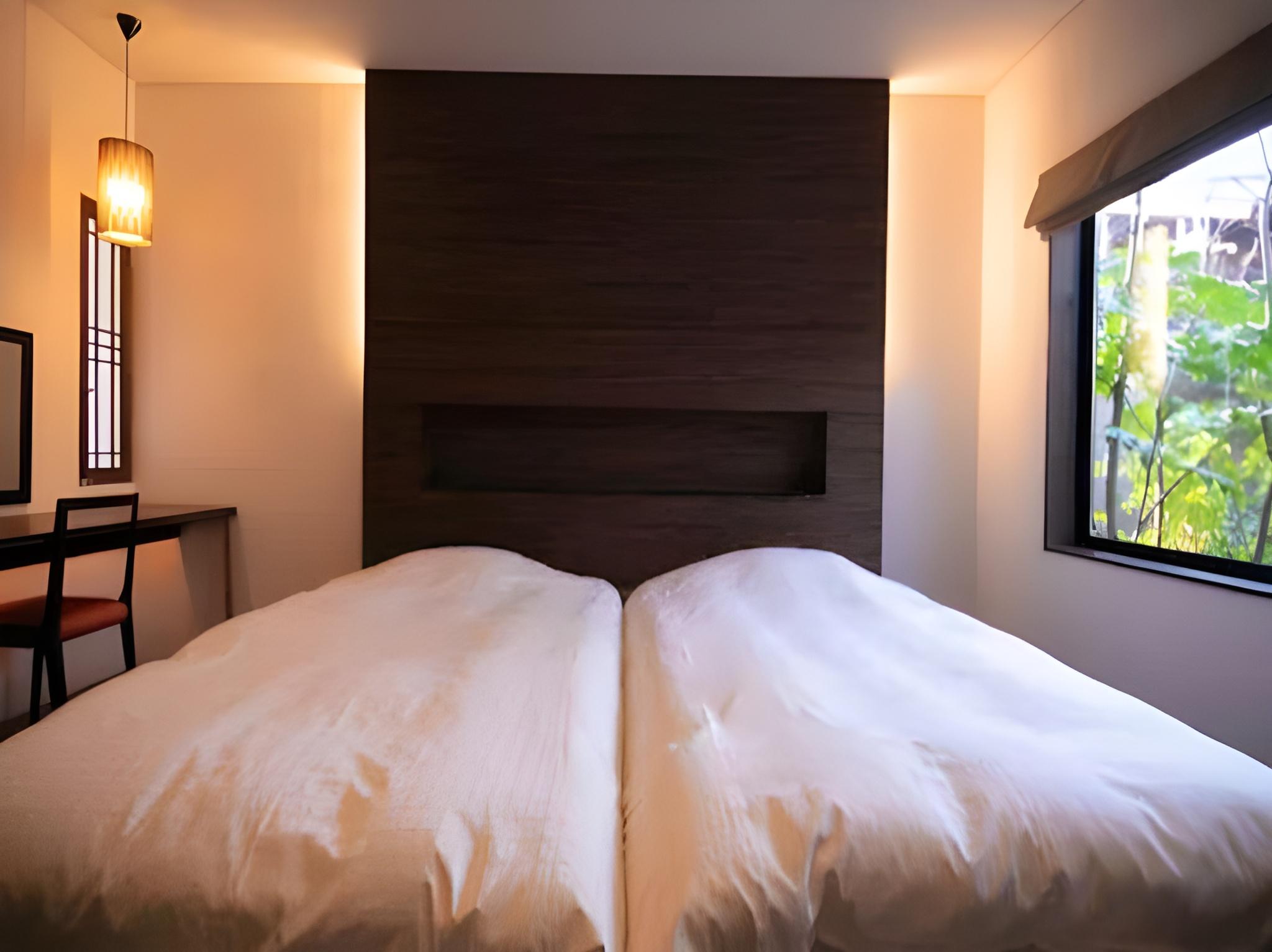 Semi Room, Japanese Western, Japanese, 2 Semi Double Beds