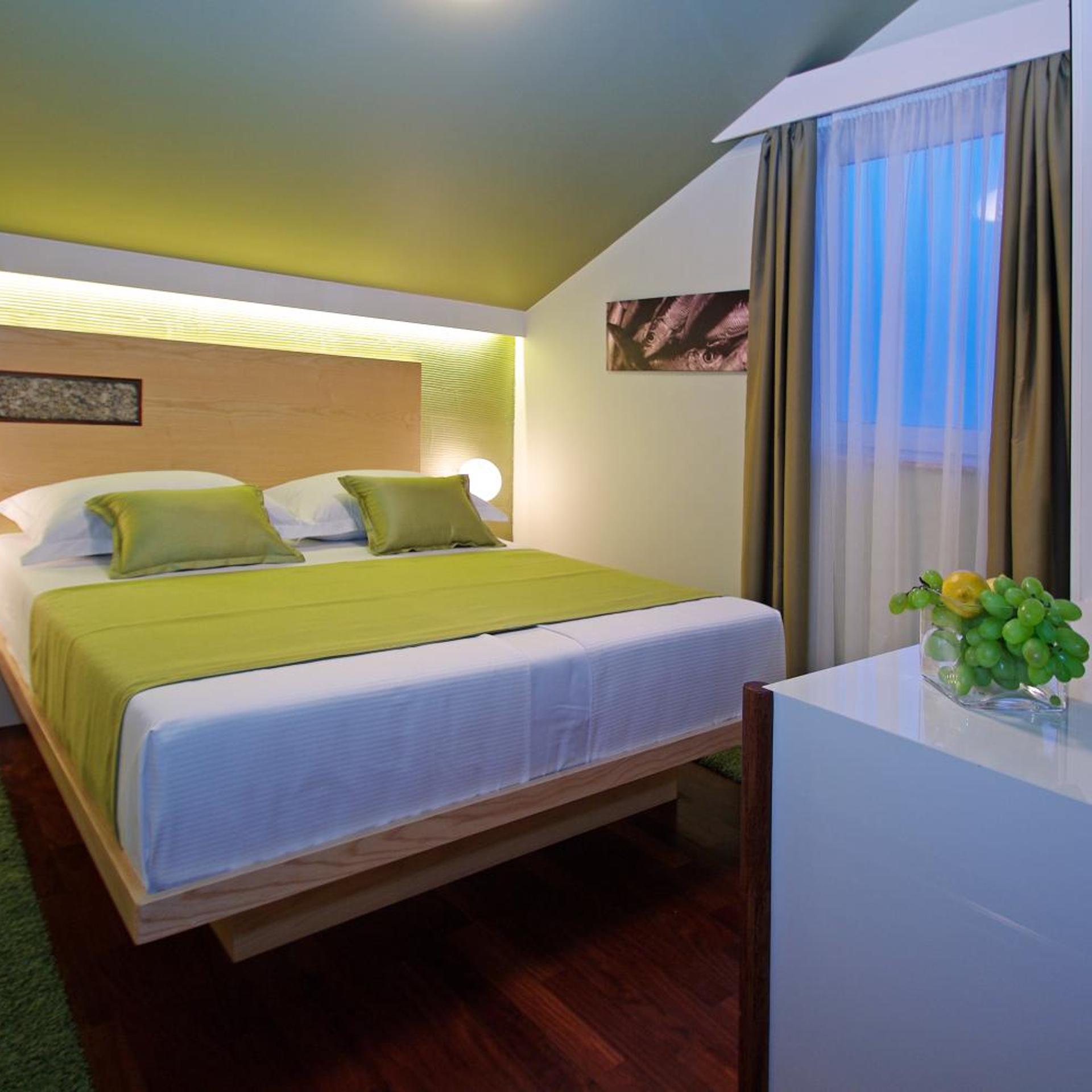 Room, Double Bed, Attic