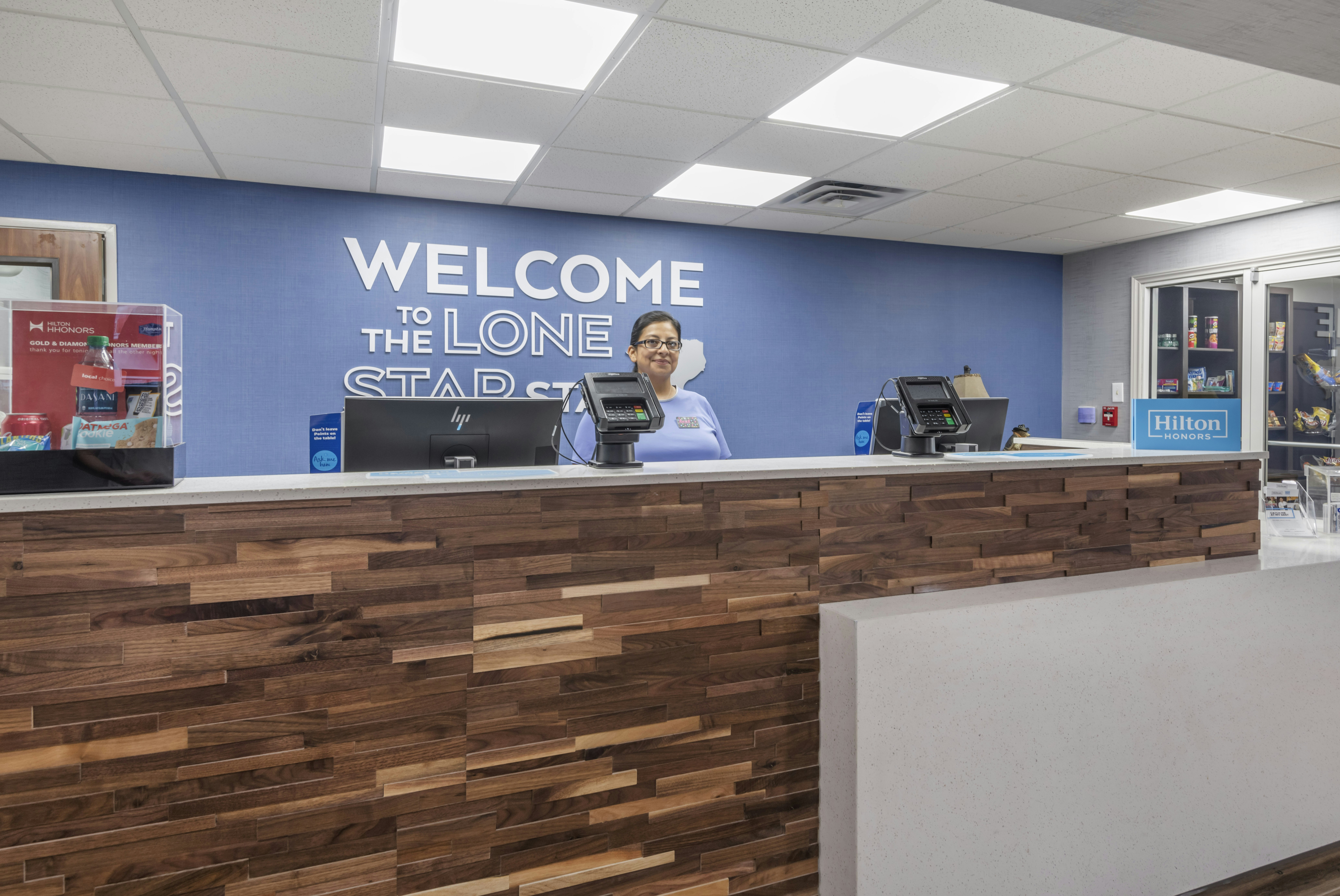 Lobby at HAMPTON INN BROWNWOOD, BROWNWOOD - TX