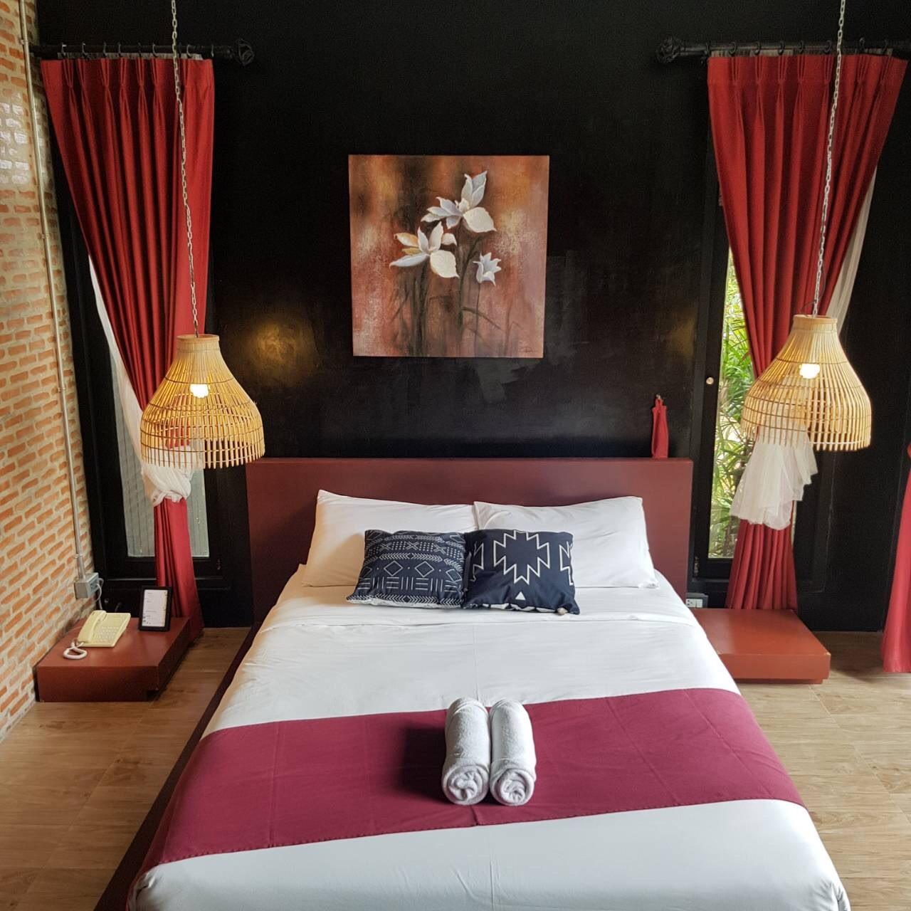 Semi Room, Villa, Semi Double Bed, Garden View