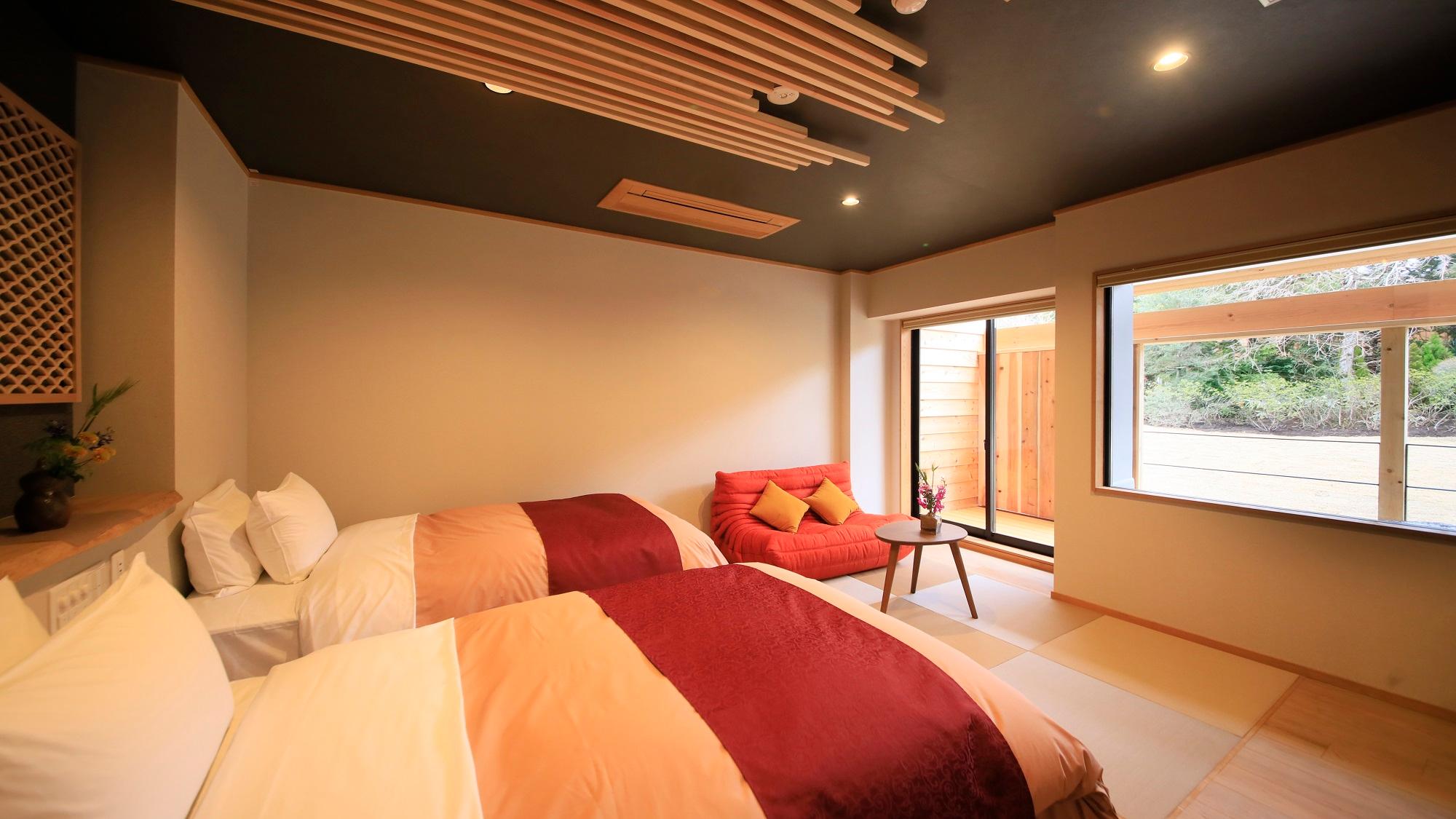 Deluxe, Suite, Twin Beds, Outdoor Space, Annex