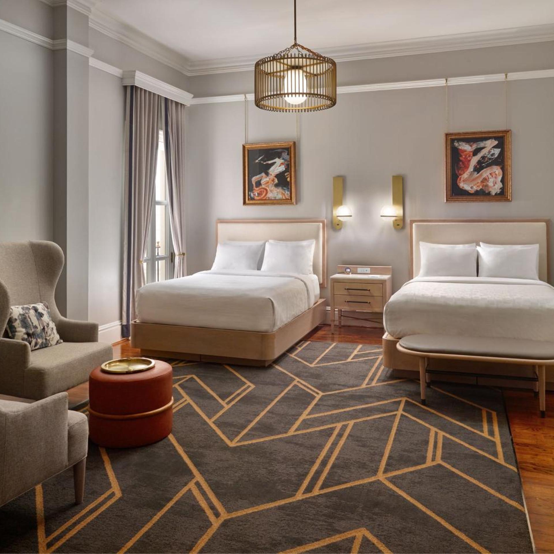 Standard, 2 Queen Beds, Atrium View