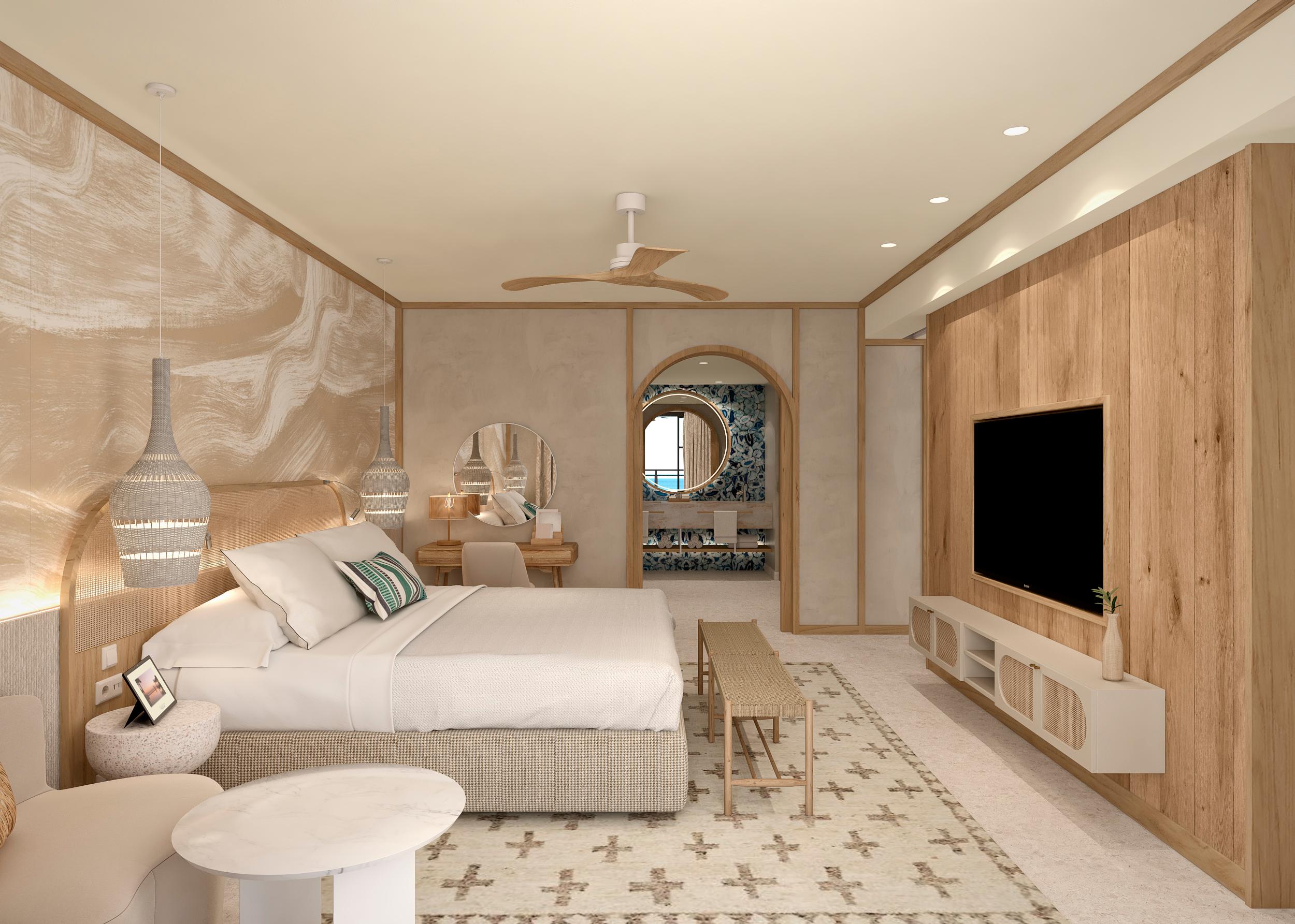غرفة رئاسية بإطلالة على الشاطئ، Dreams Playa Esmeralda Resort & Spa 2/2