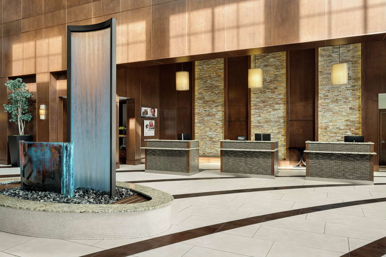 Lobby at Embassy Suites Chattanooga / Hamilton Place, CHATTANOOGA - TN