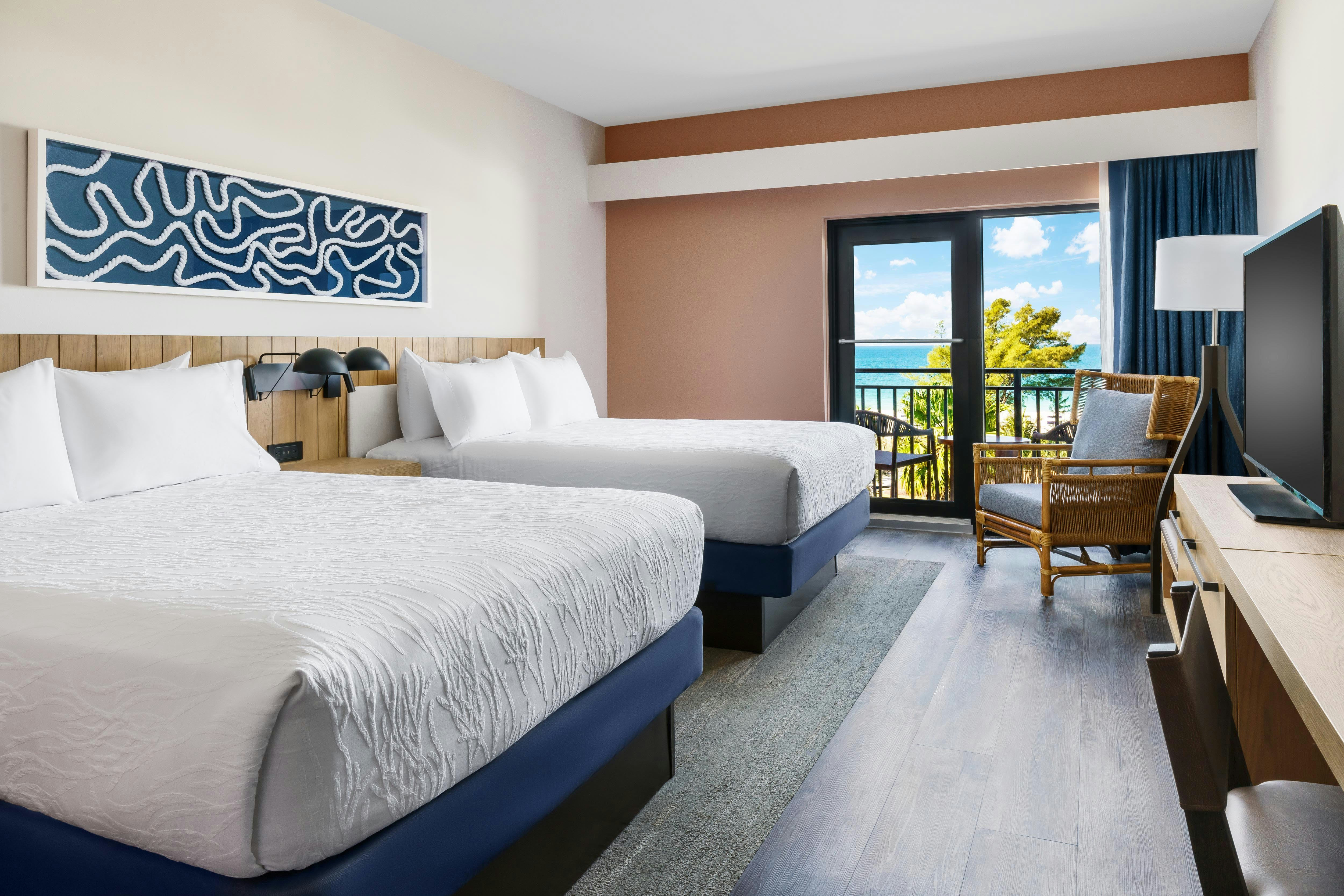 Room, 2 Queen Beds, Gulf View, Balcony