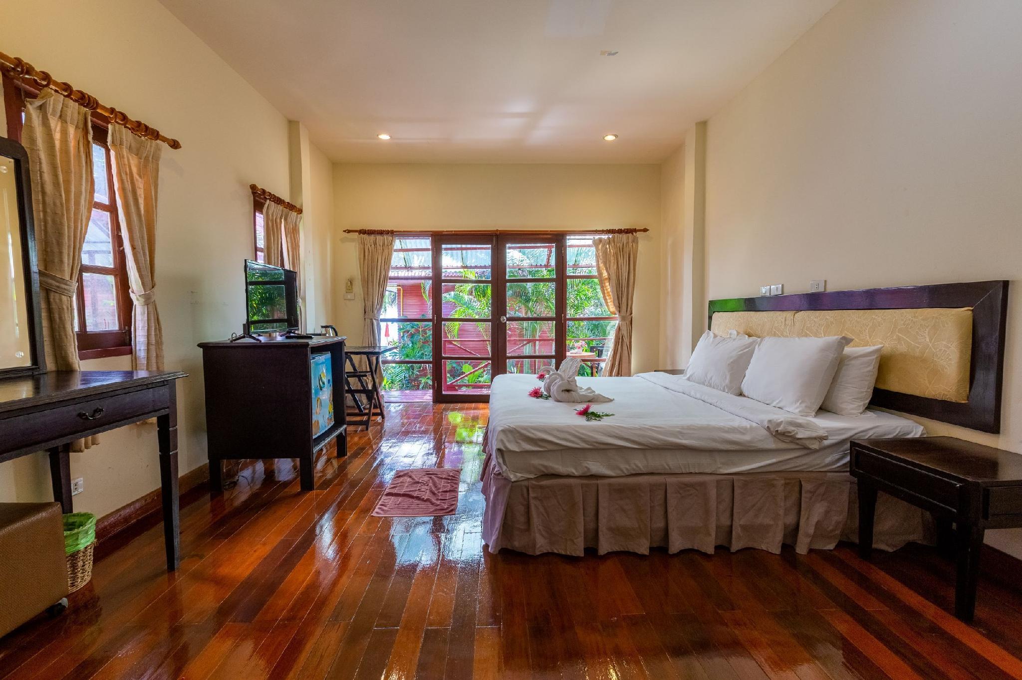 Bungalow, King Bed, Garden View